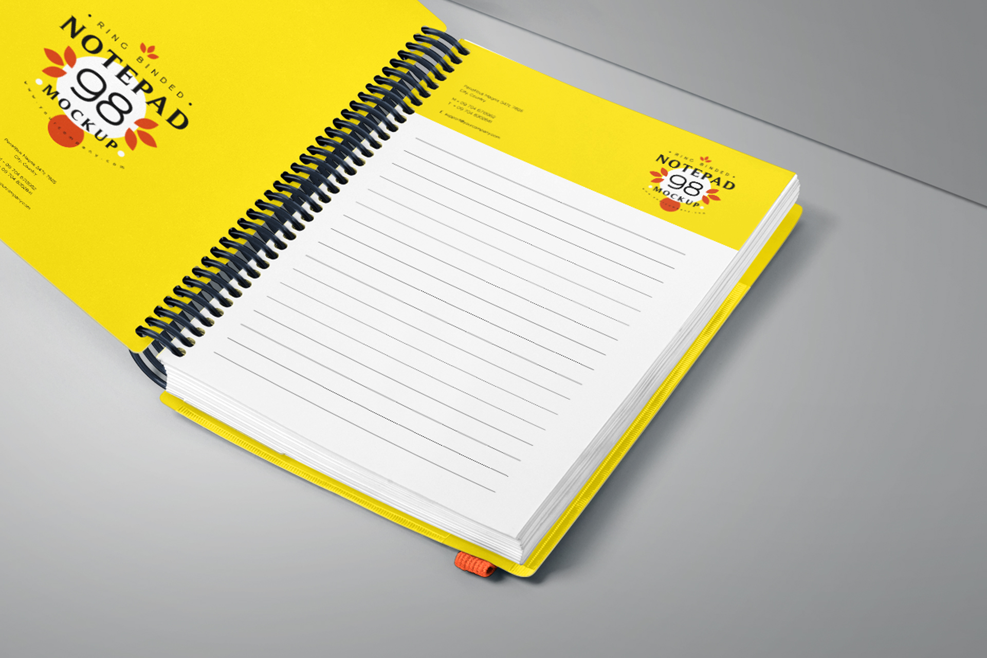 corporate branding notepad