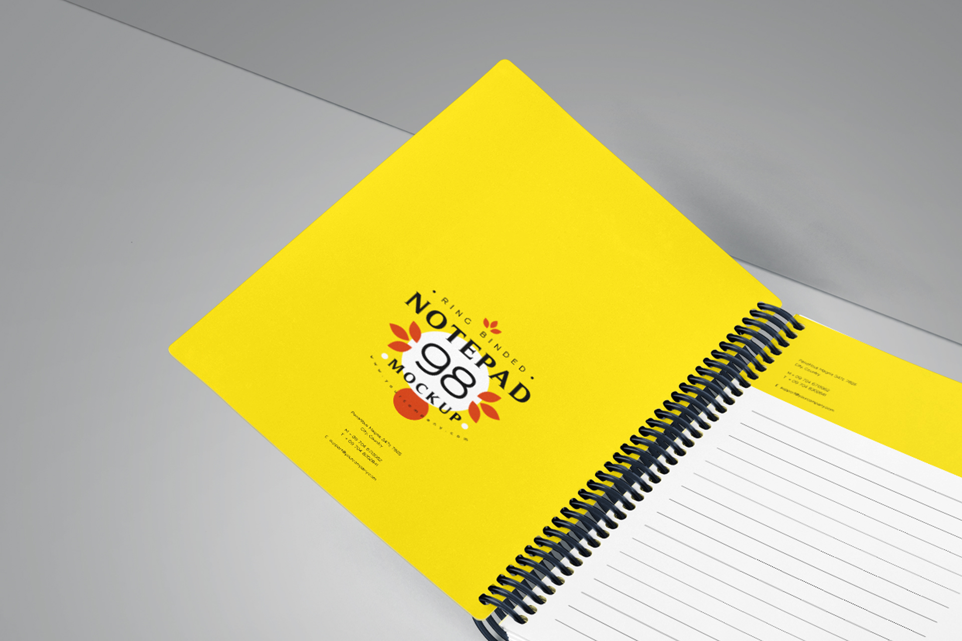 corporate branding notepad