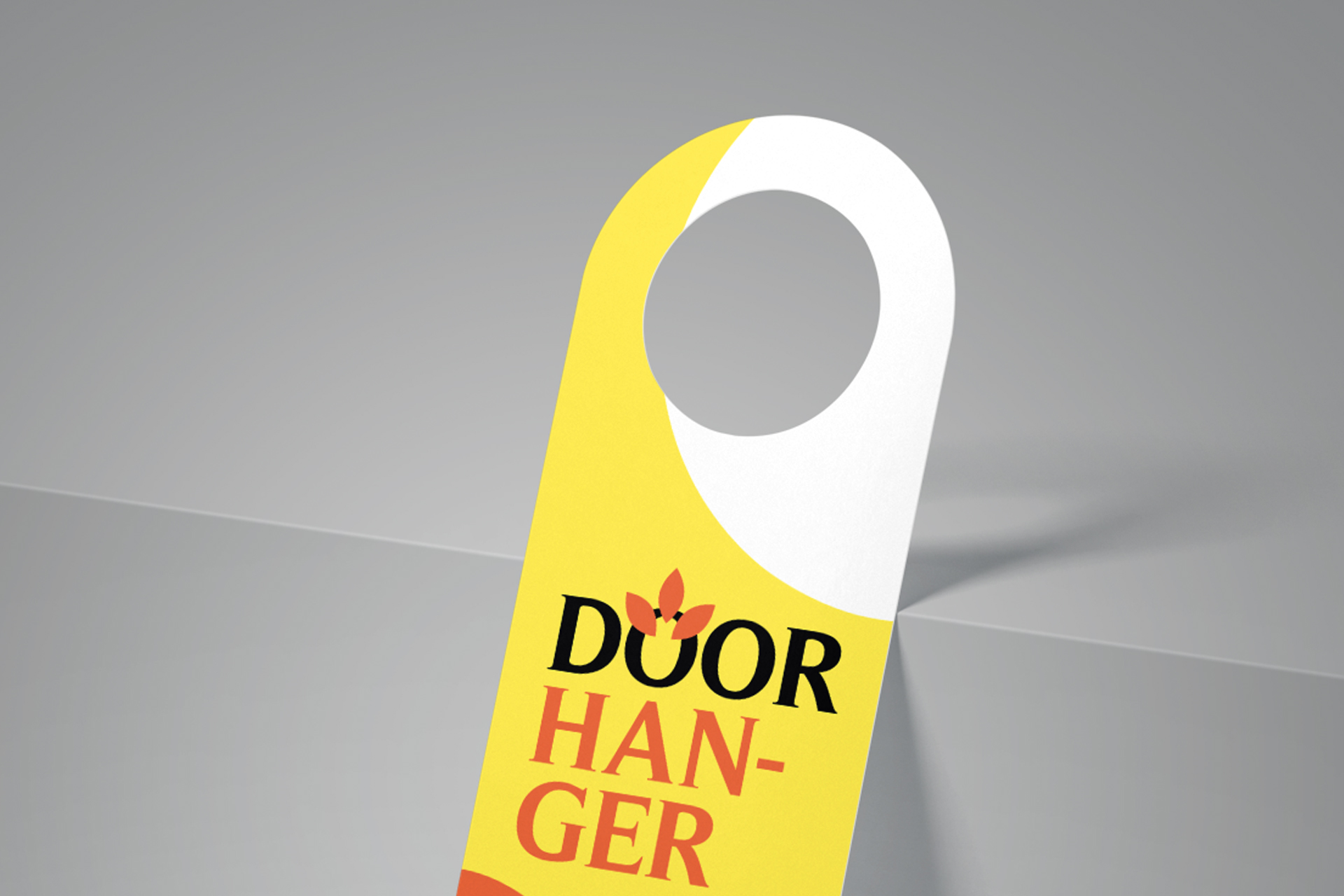 advertising door hanger