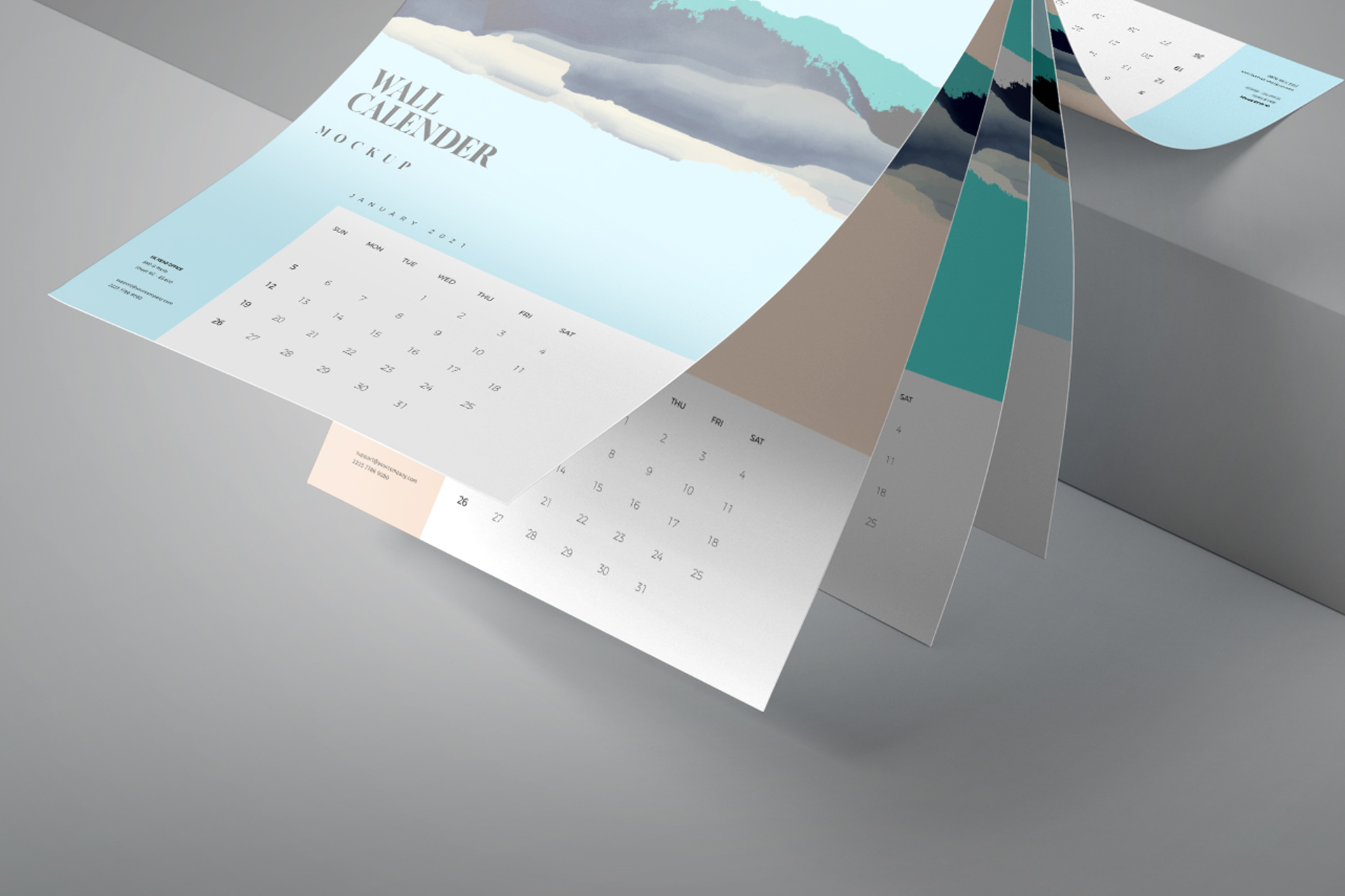 company branding calendar
