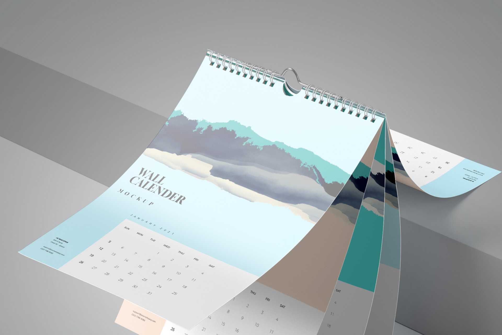 company branding calendar