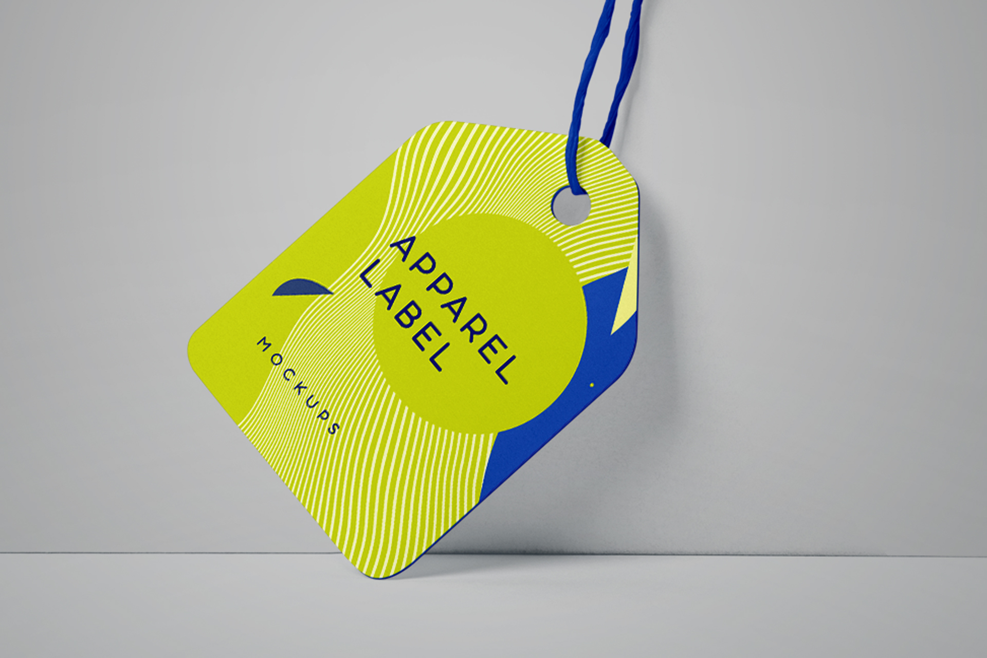 clothing label PSD