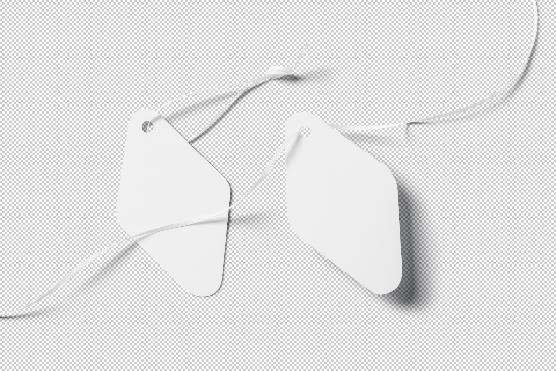apparel tag mock-up