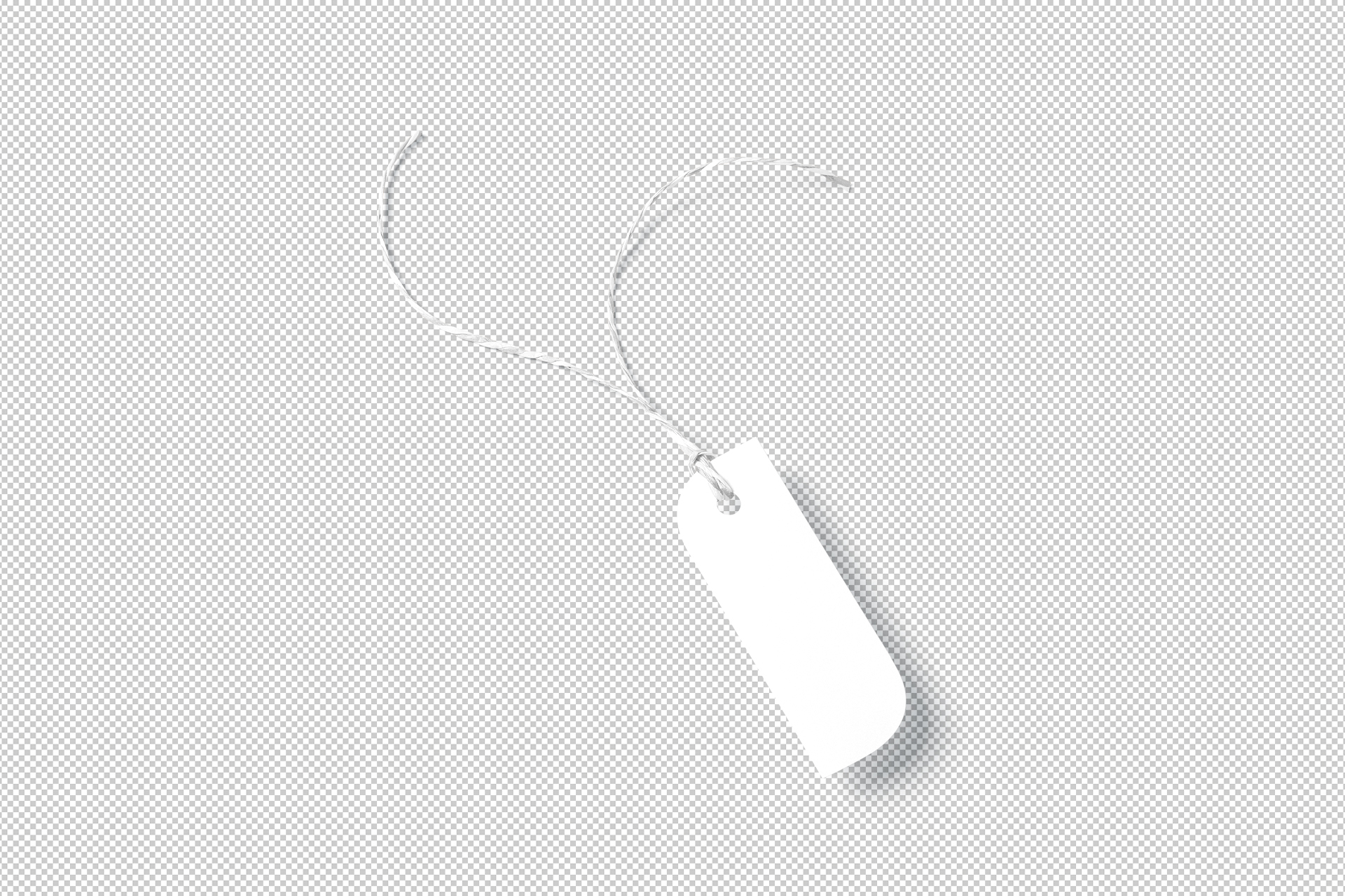 apparel tag mock-up