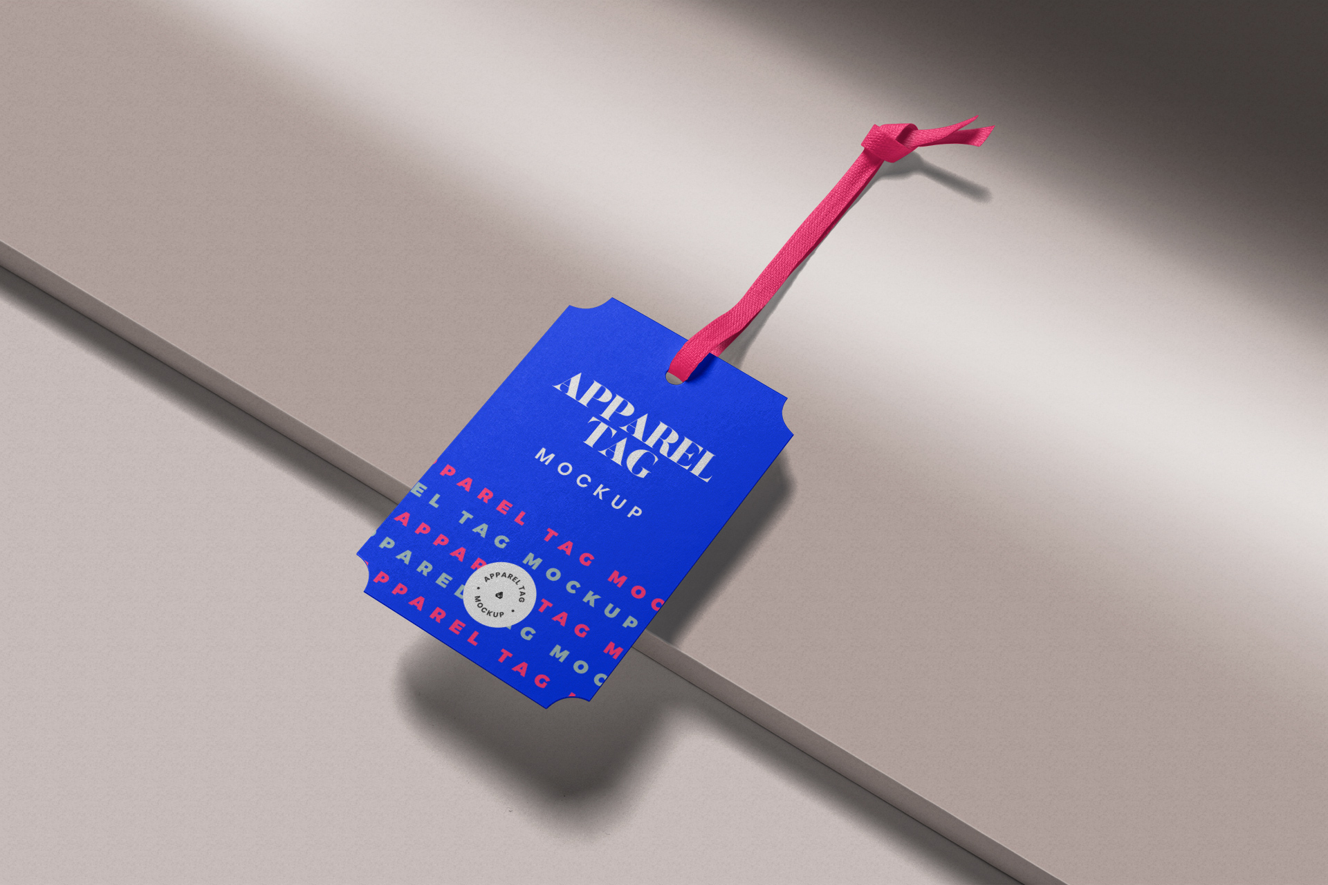 Apparel Hang Tag Mockup Professional Label Design