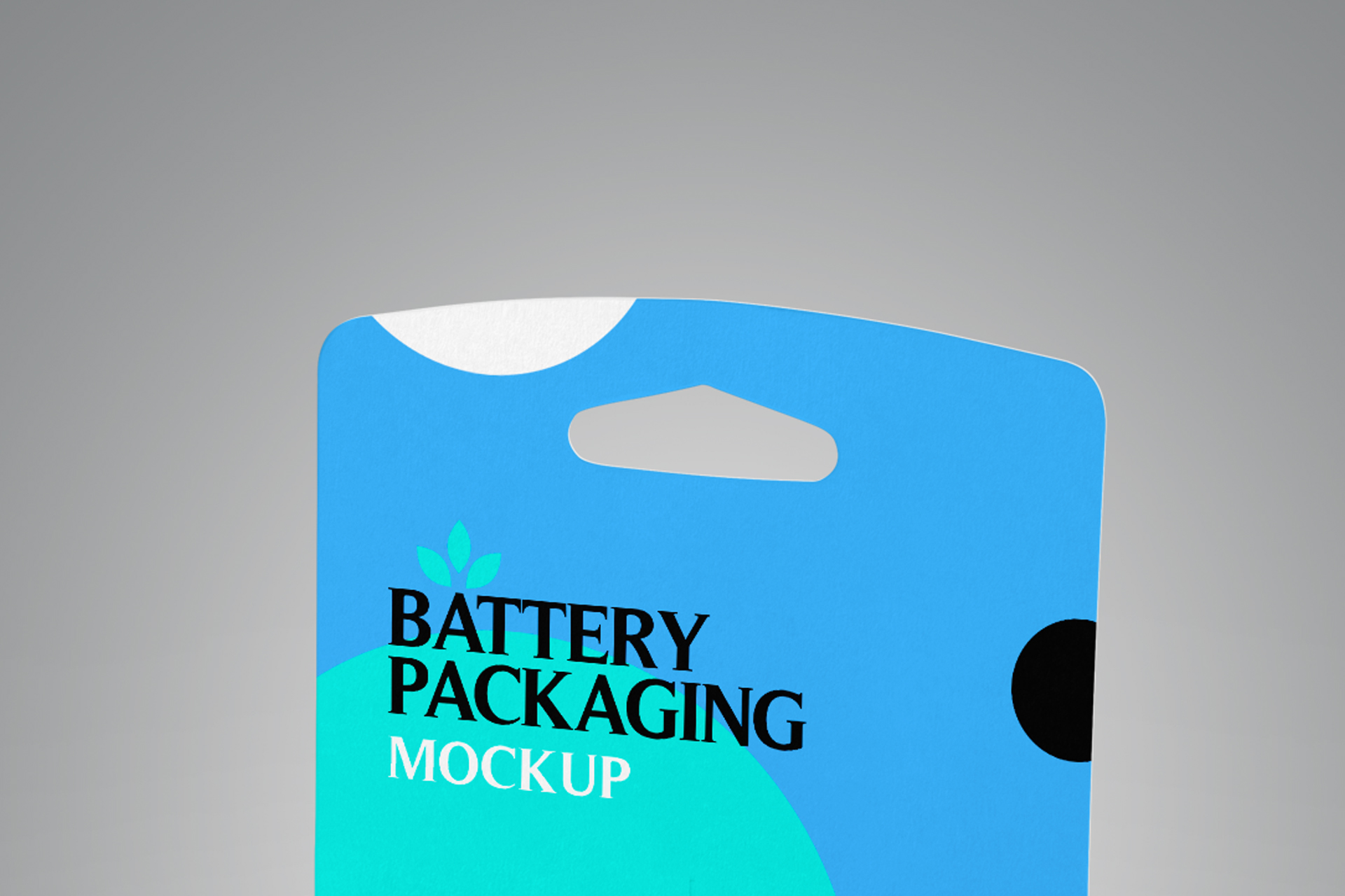 battery advertising mock-up