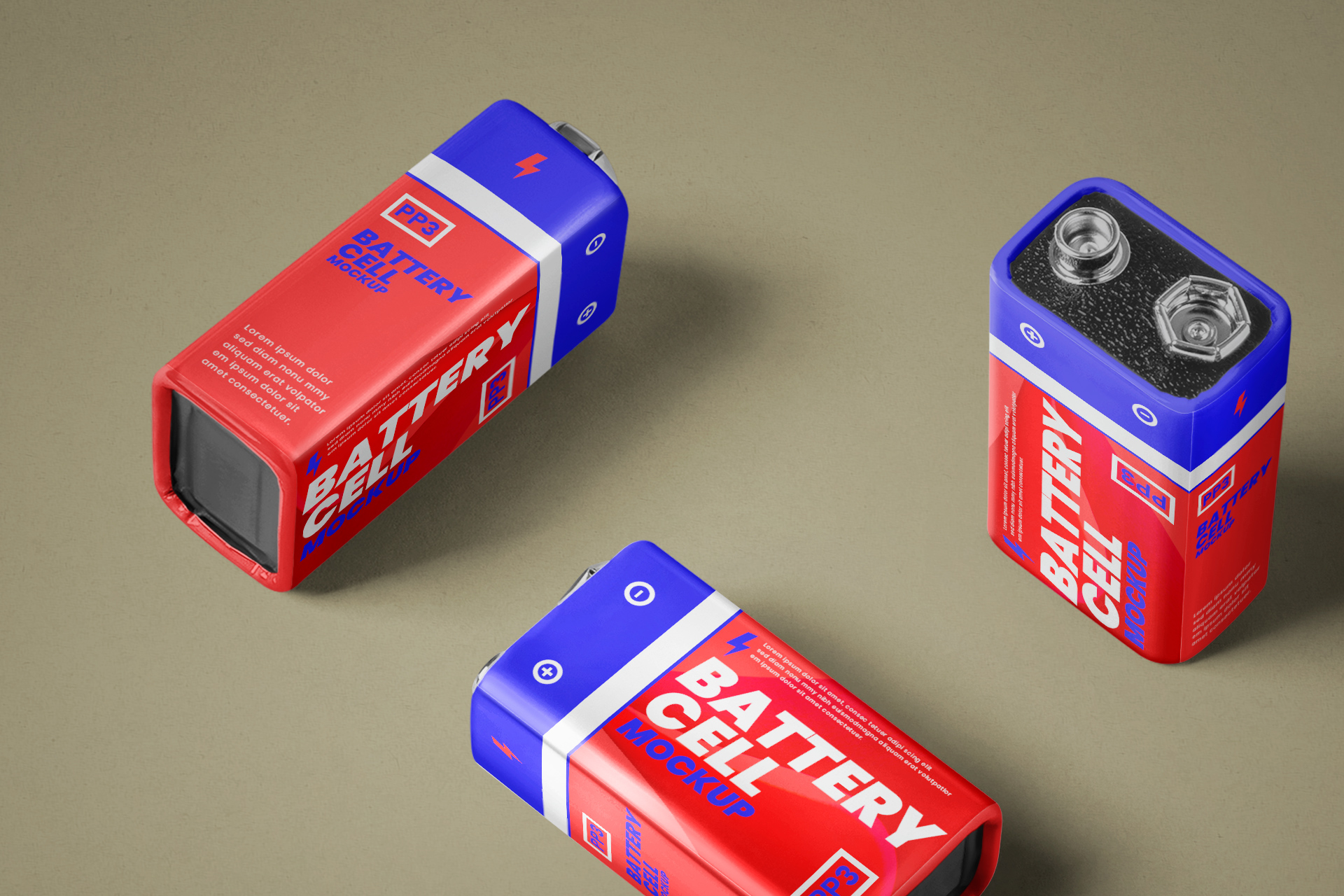 9V battery mock-up