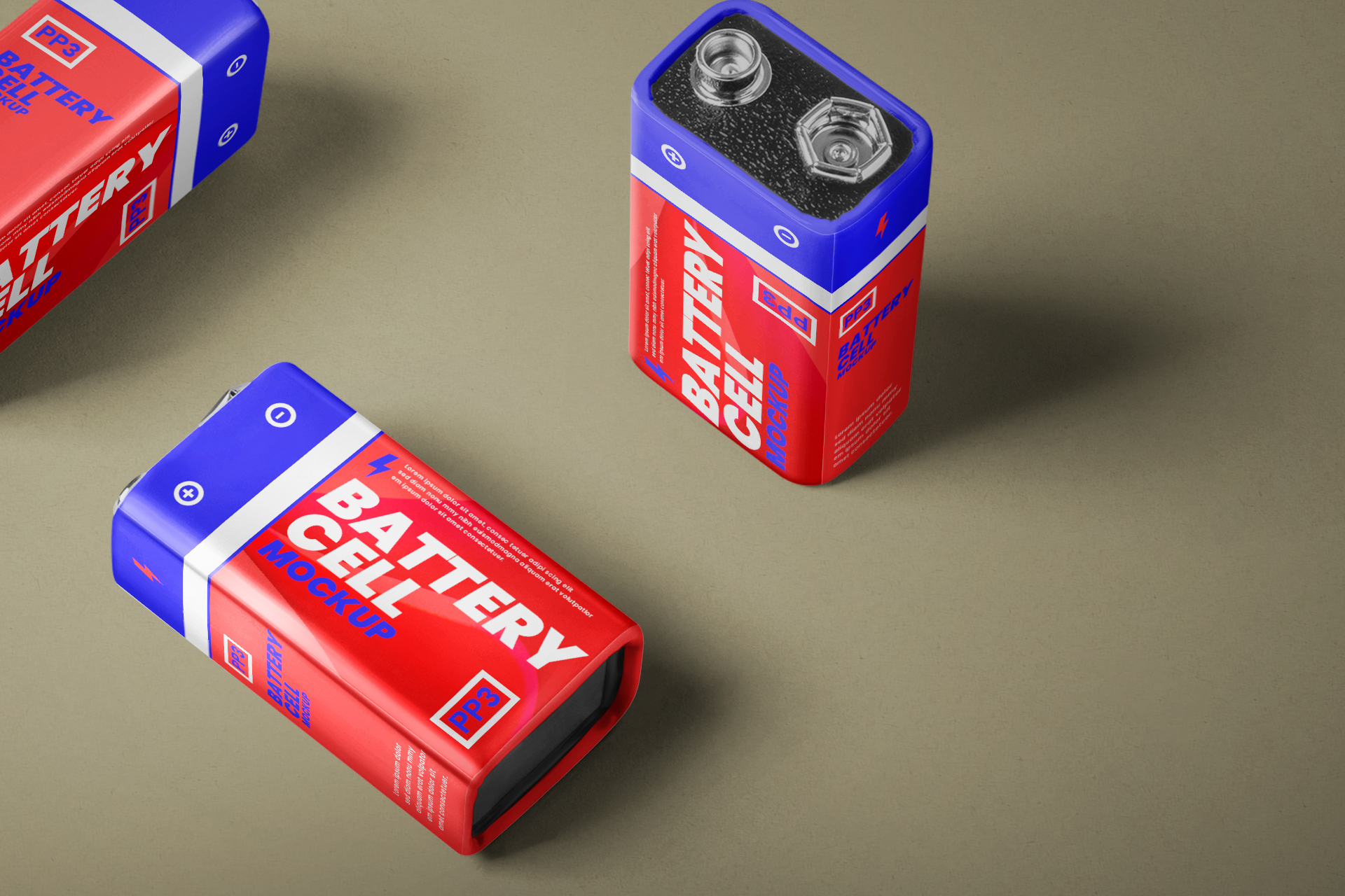 9V battery mock-up
