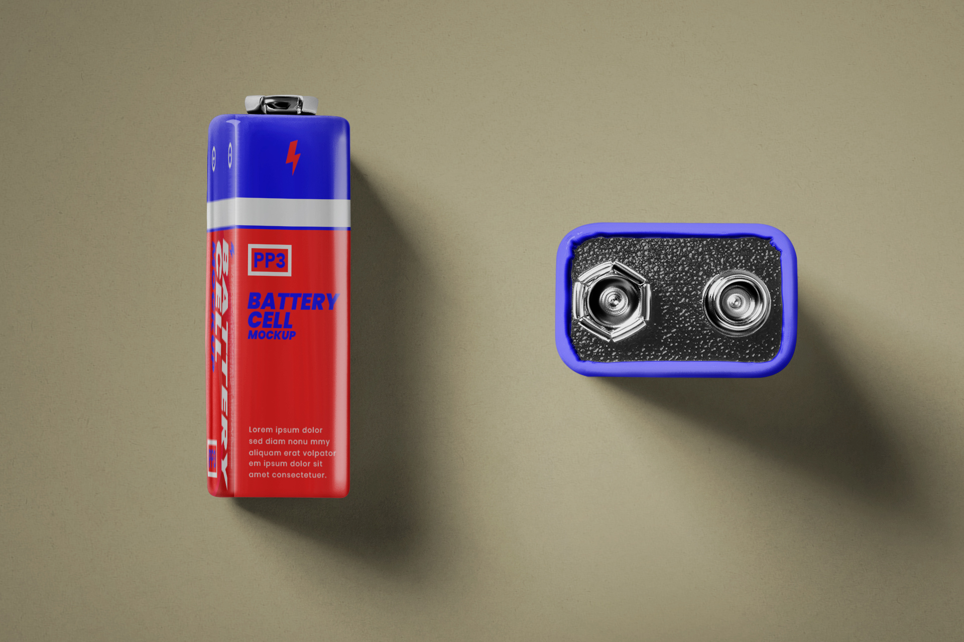 9V battery mock-up