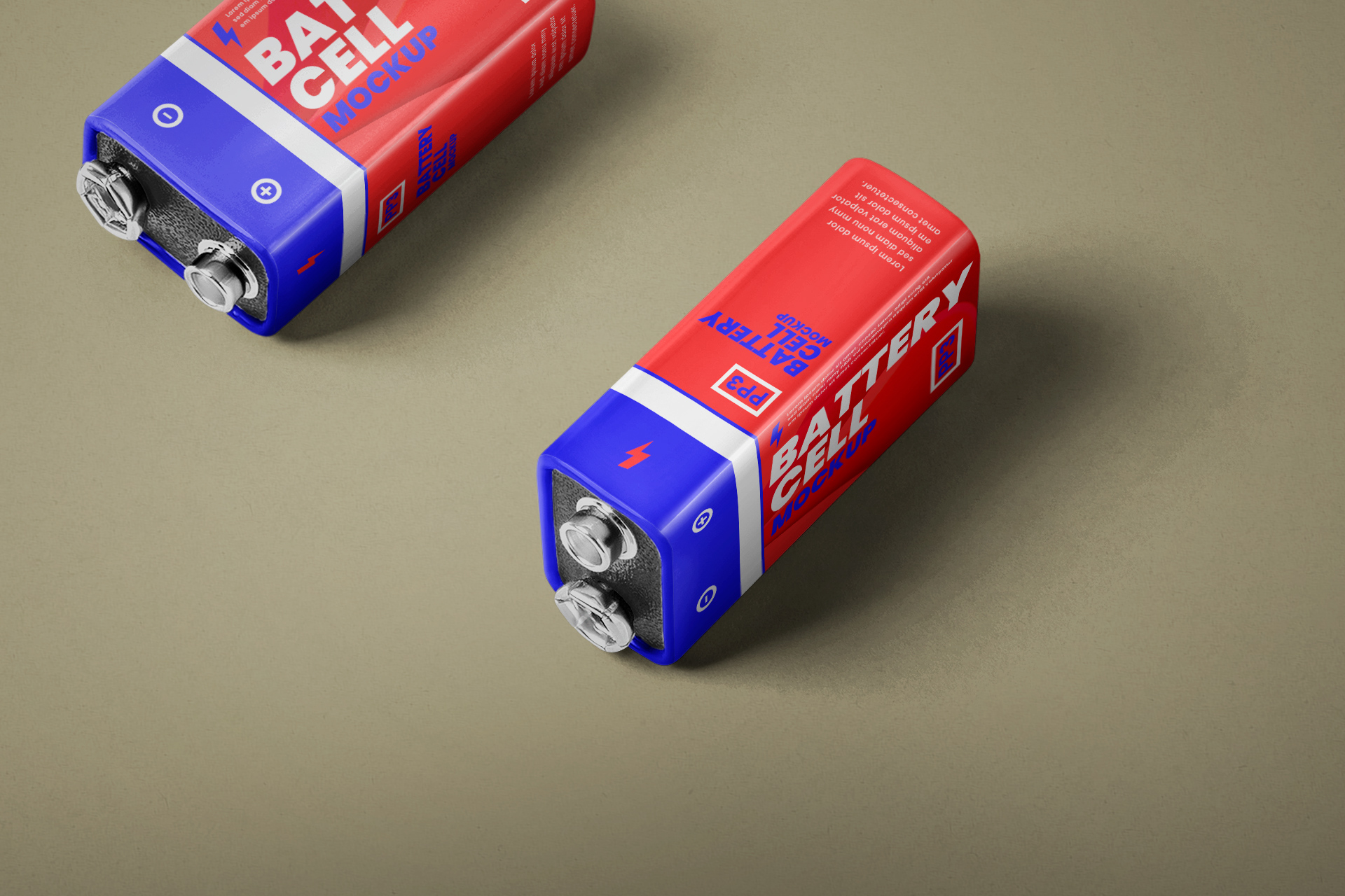 9V battery mock-up