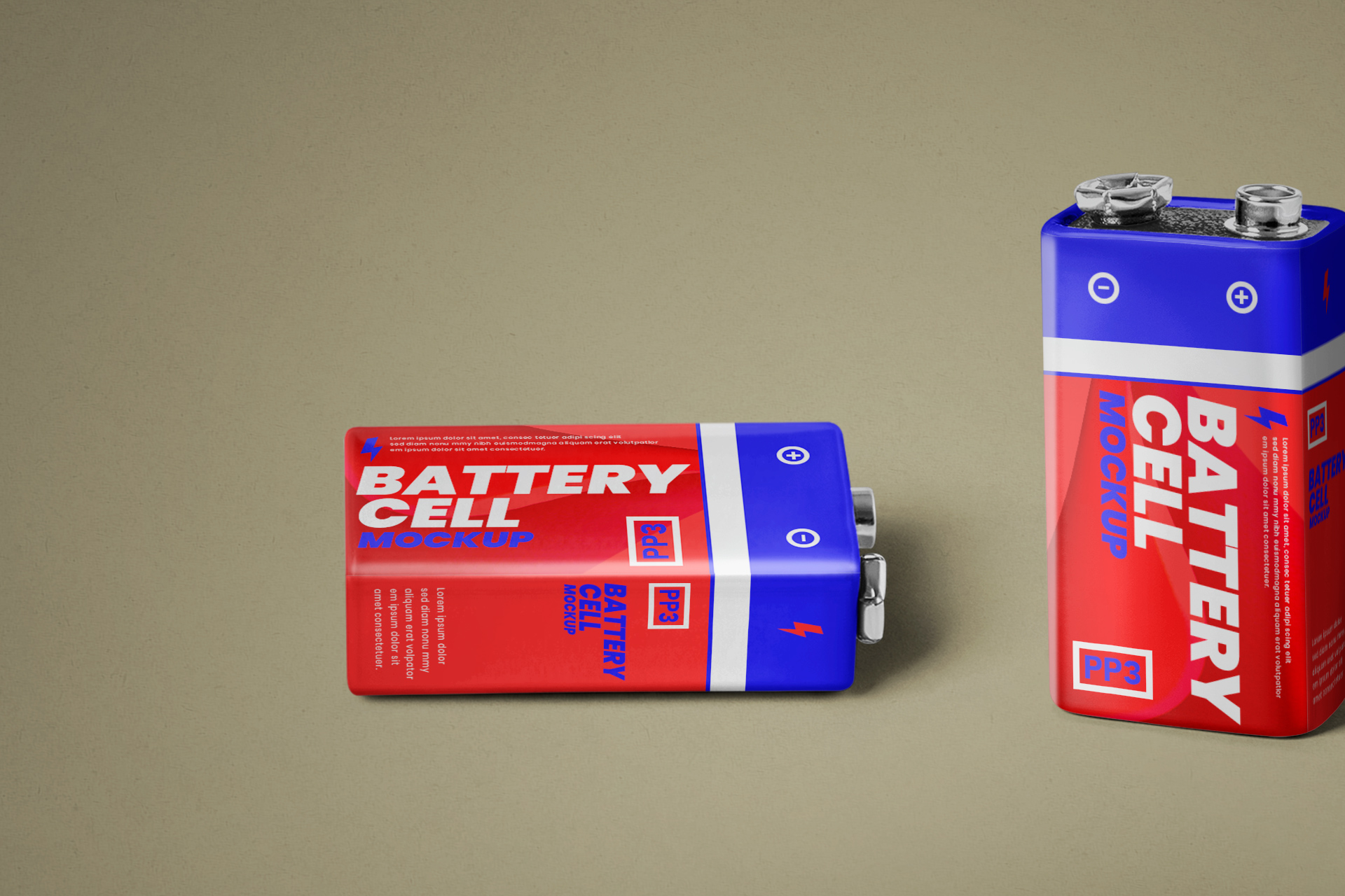 9V battery mock-up