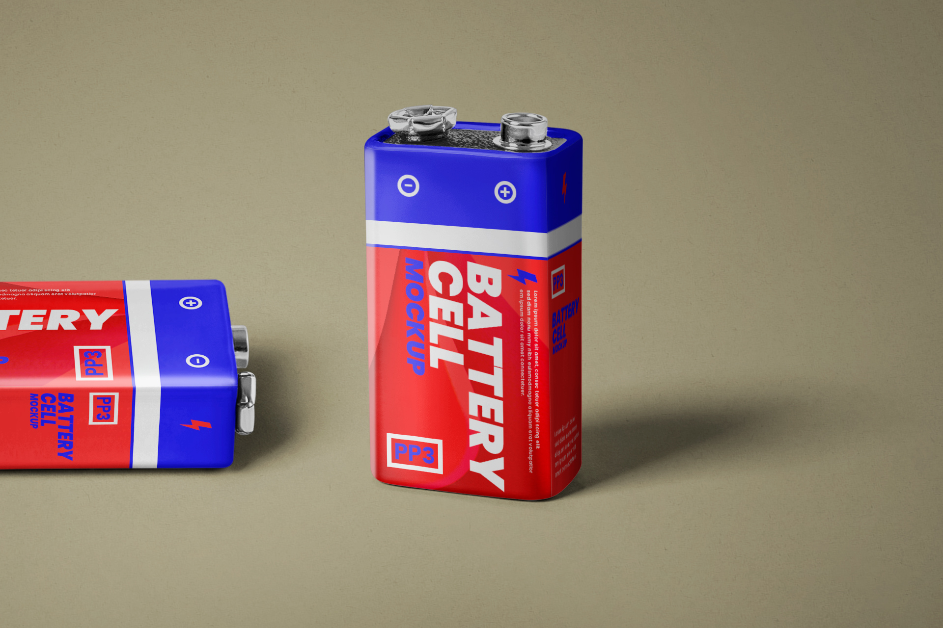 9V battery mock-up