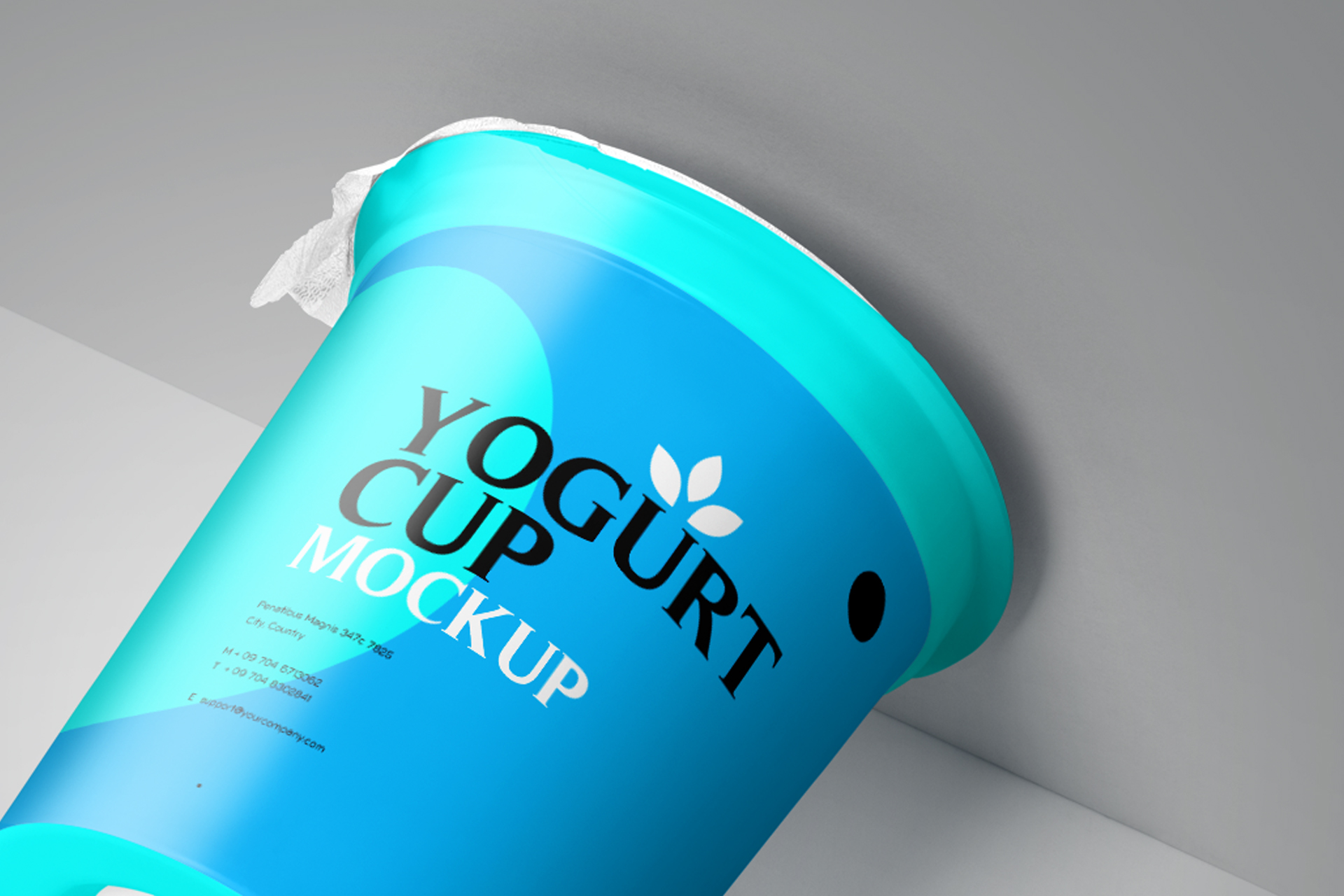 dairy product packaging PSD