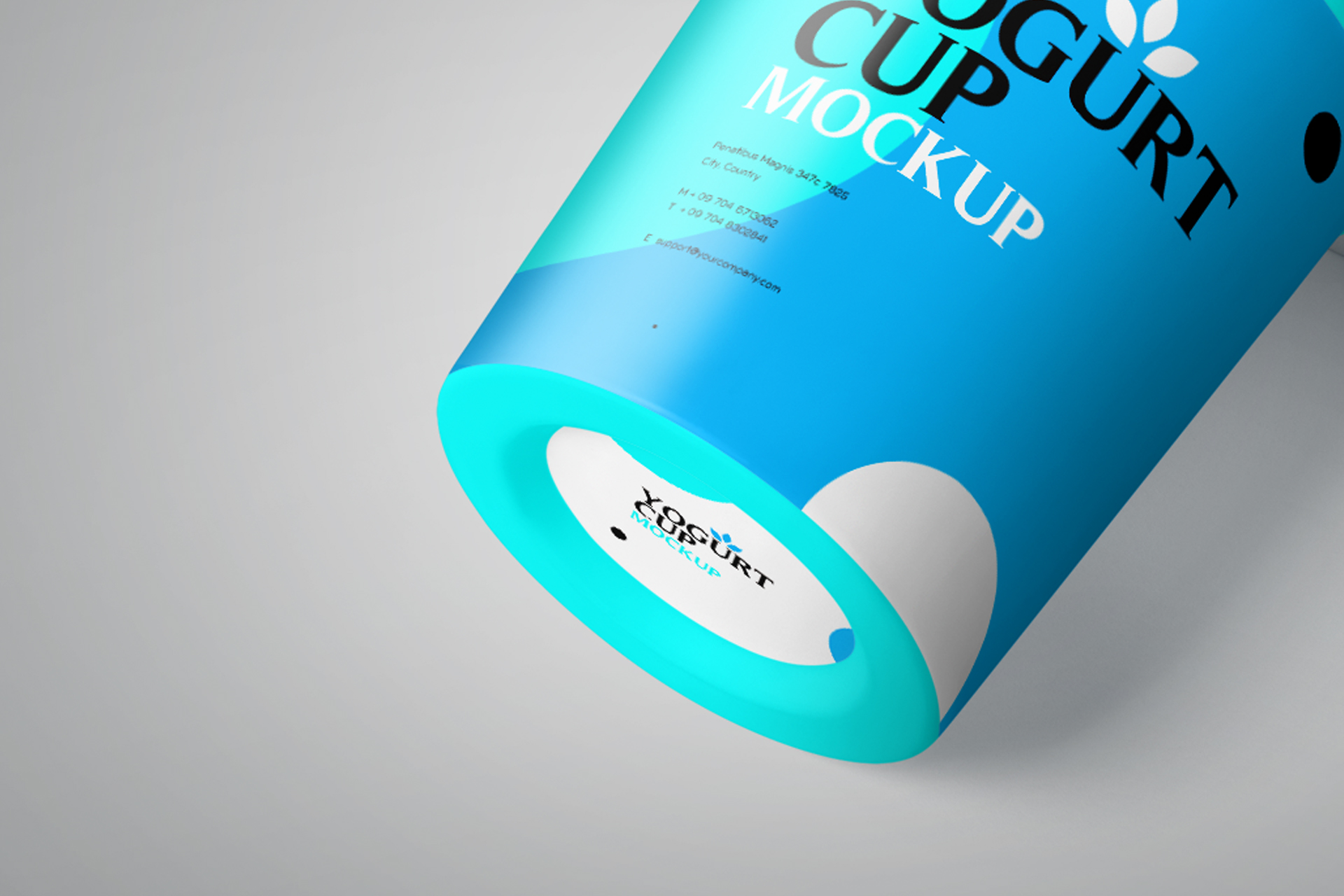 dairy product packaging PSD