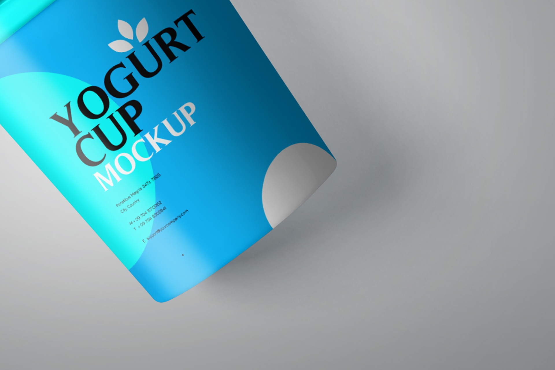 custom dairy product label PSD