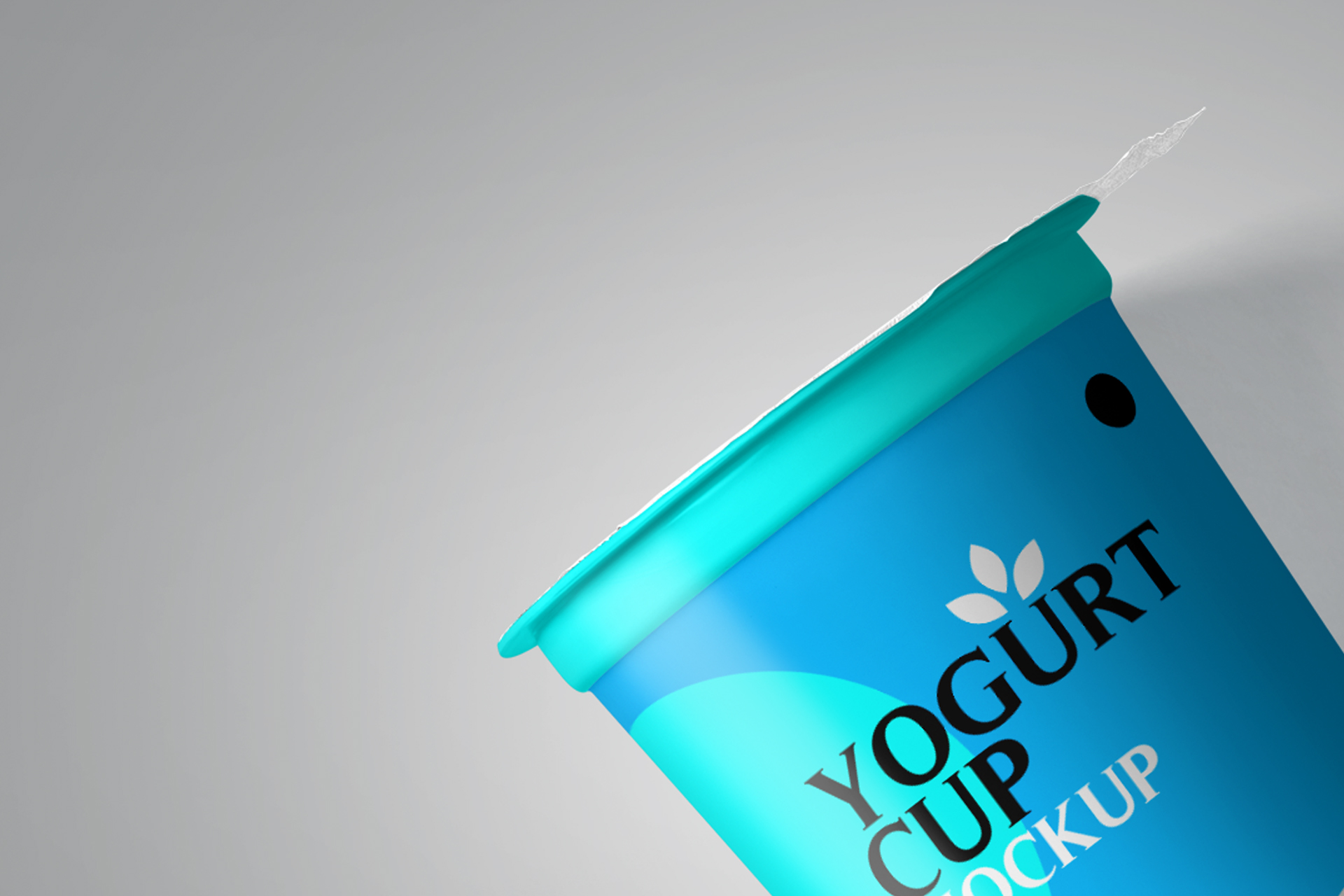 custom dairy product label PSD