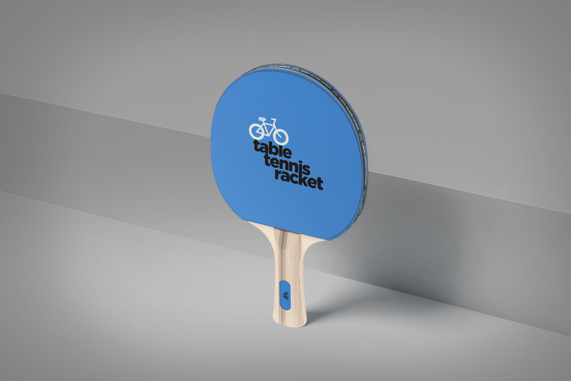 Realistic Table Tennis Racket Mockup for Branding