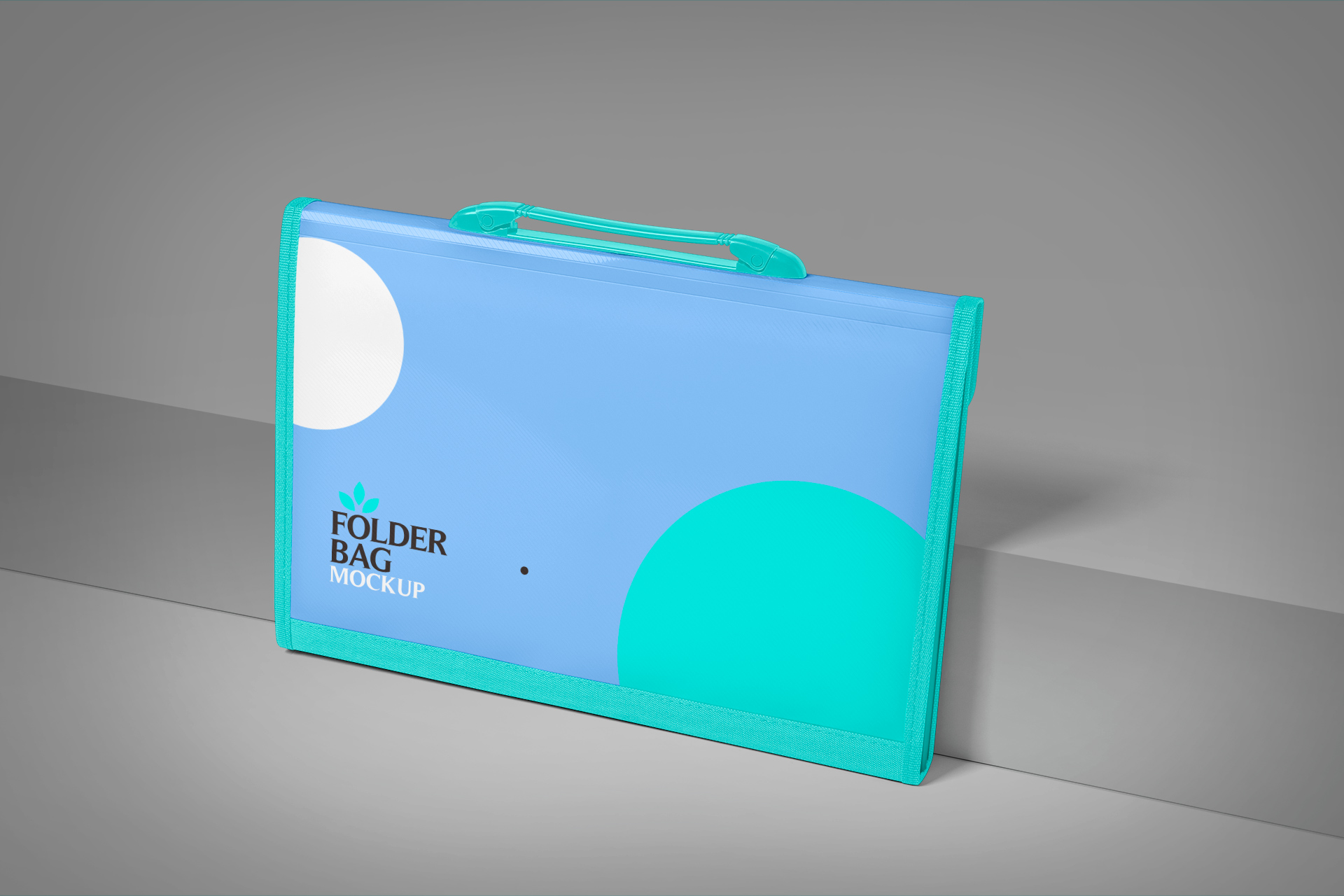 Back View Folder Bag Mockup for Corporate Branding