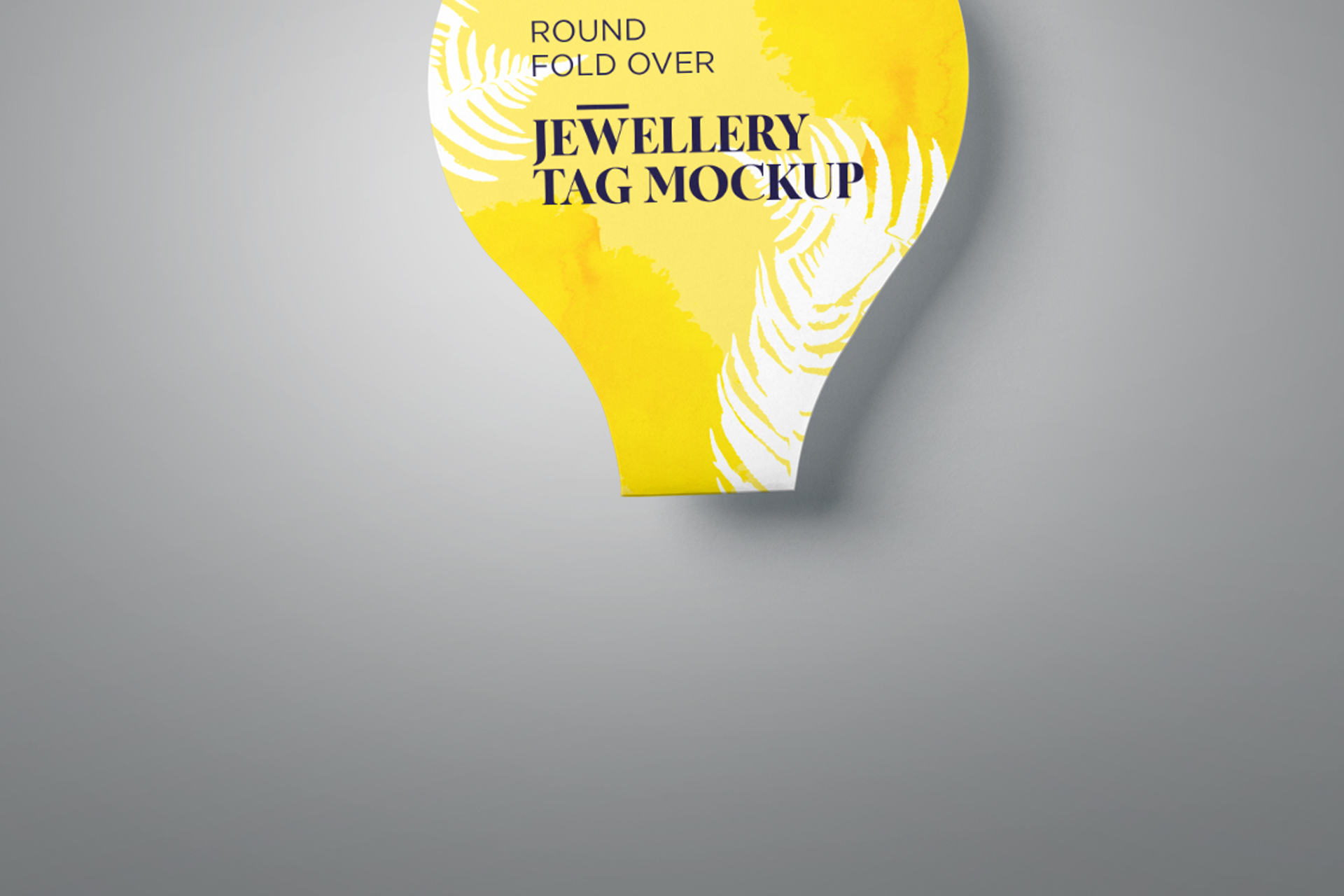 jewelry tag mock-up