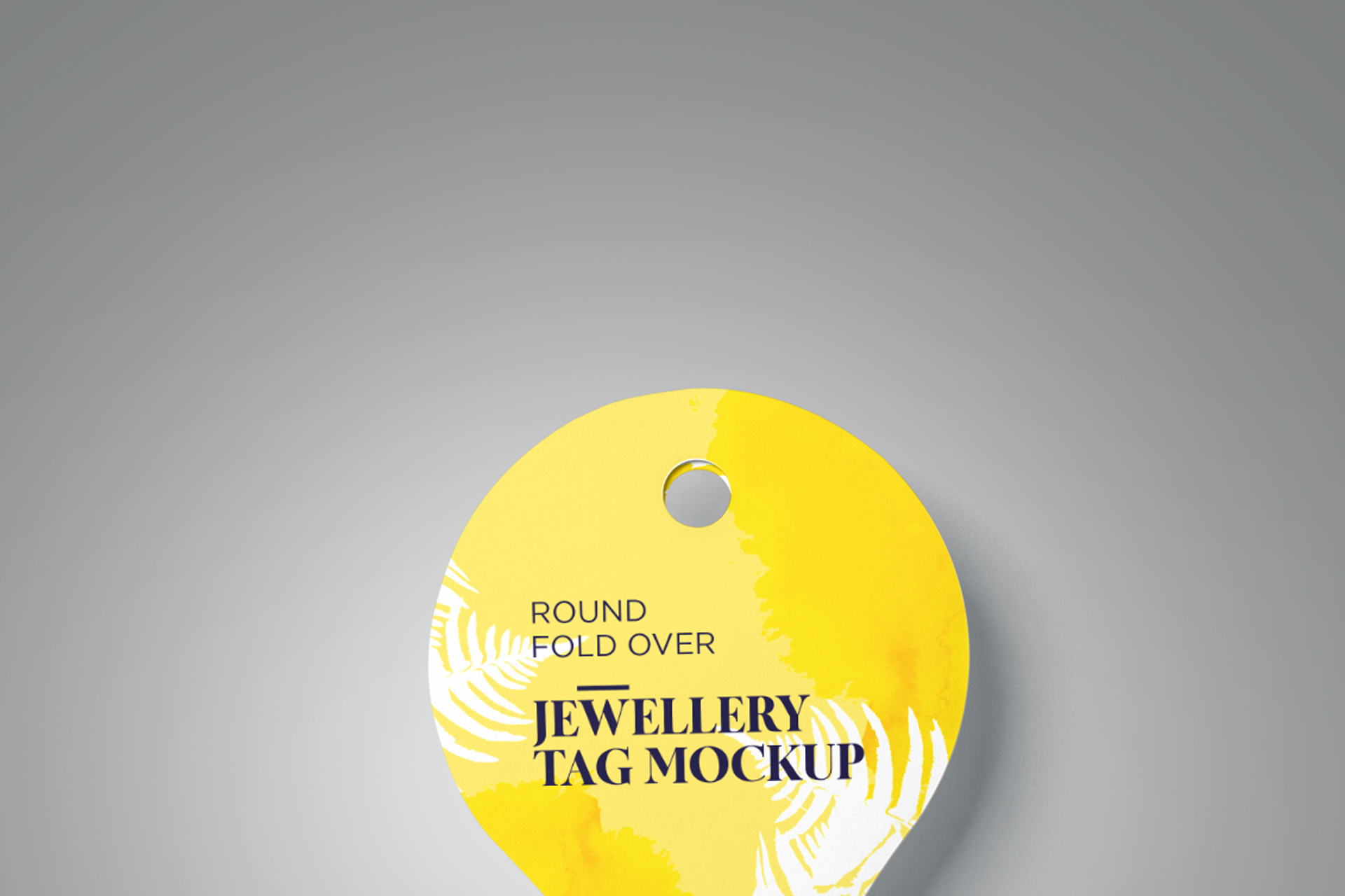 jewelry tag mock-up