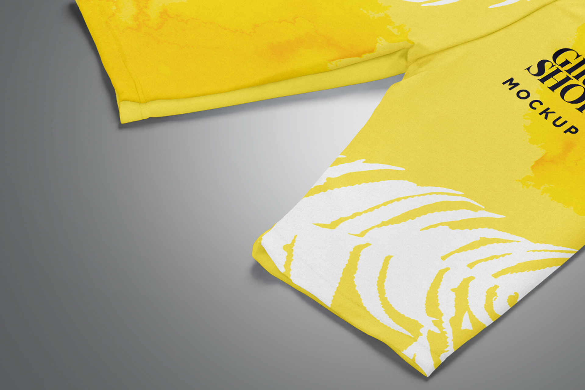 casual wear product mock-up