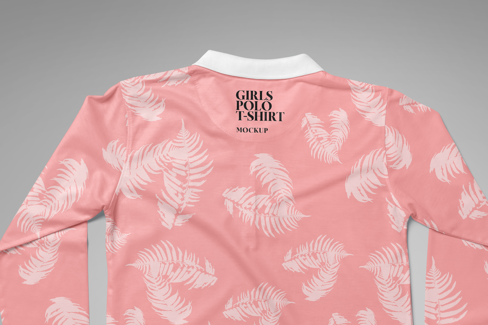 customizable polo t-shirt mock-up