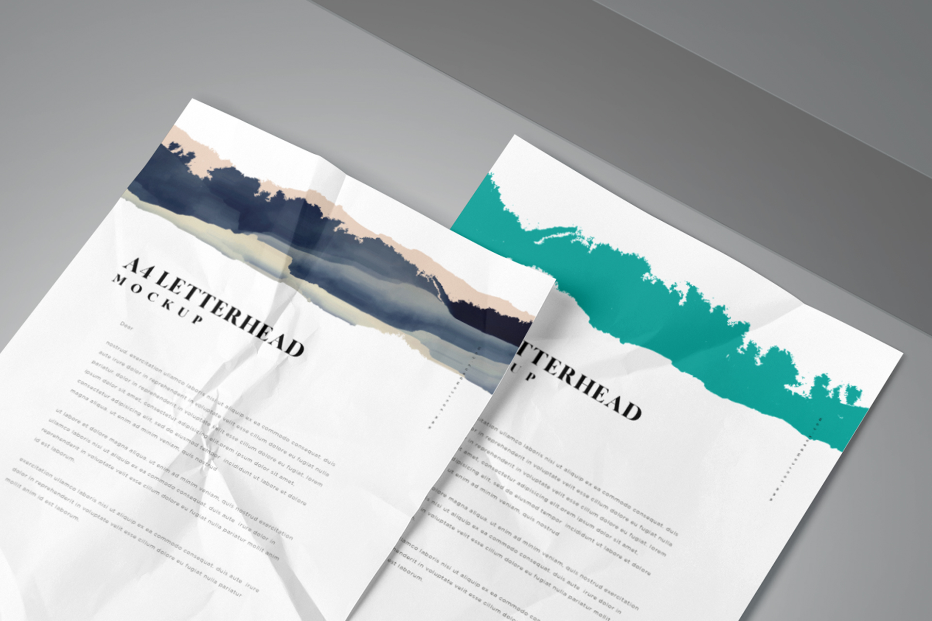corporate branding material