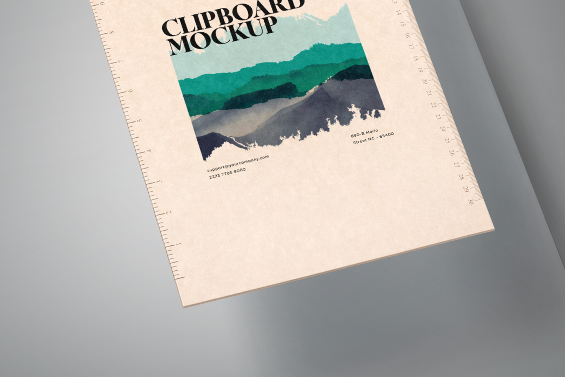 clipboard branding mockup
