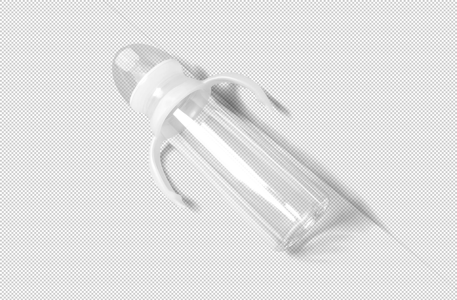 baby bottle mockup