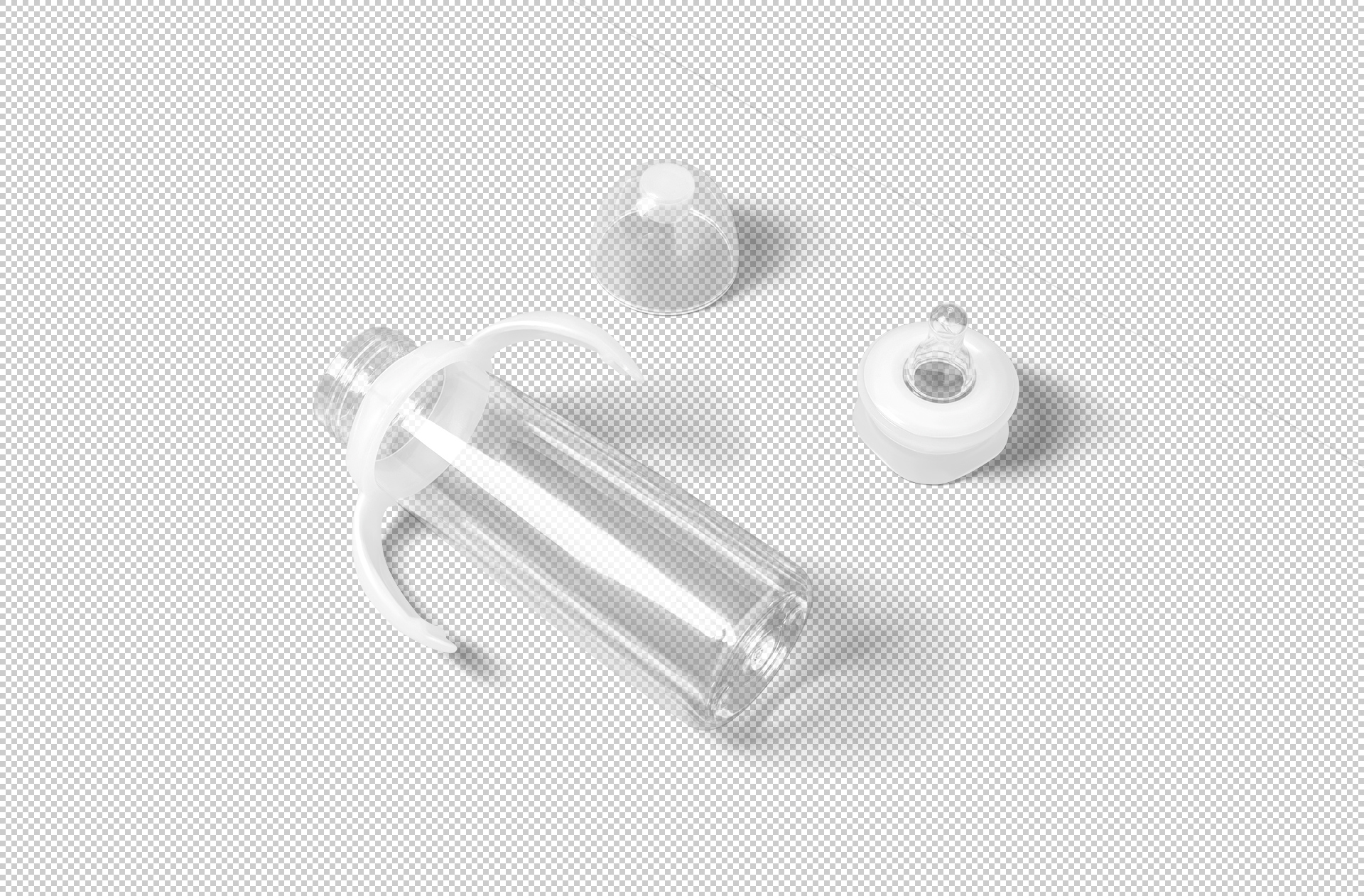 baby bottle mockup