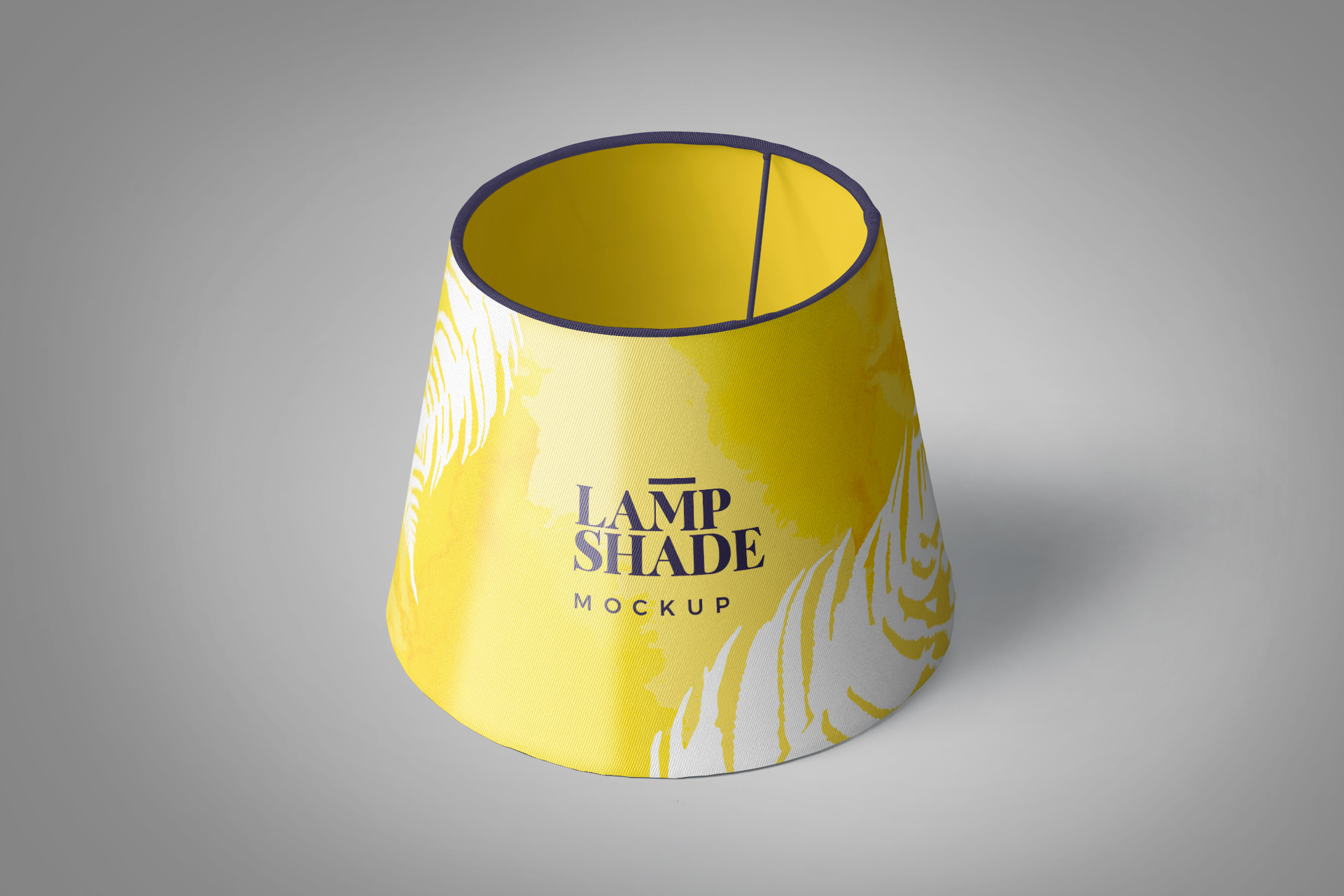 Premium Lampshade Mockup with Customizable Design