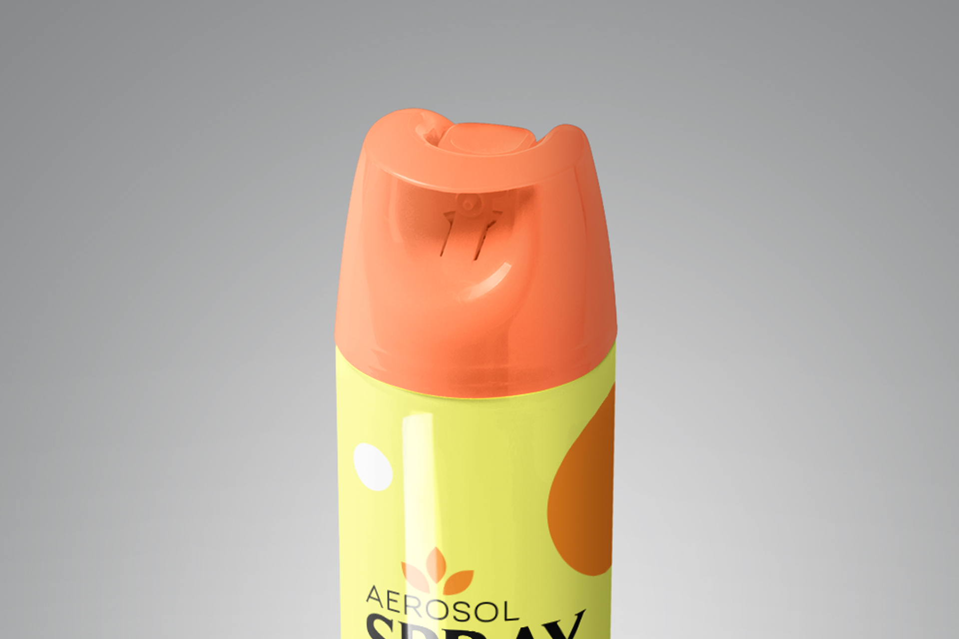 Floating Aerosol Spray Can Mockup – Premium Branding