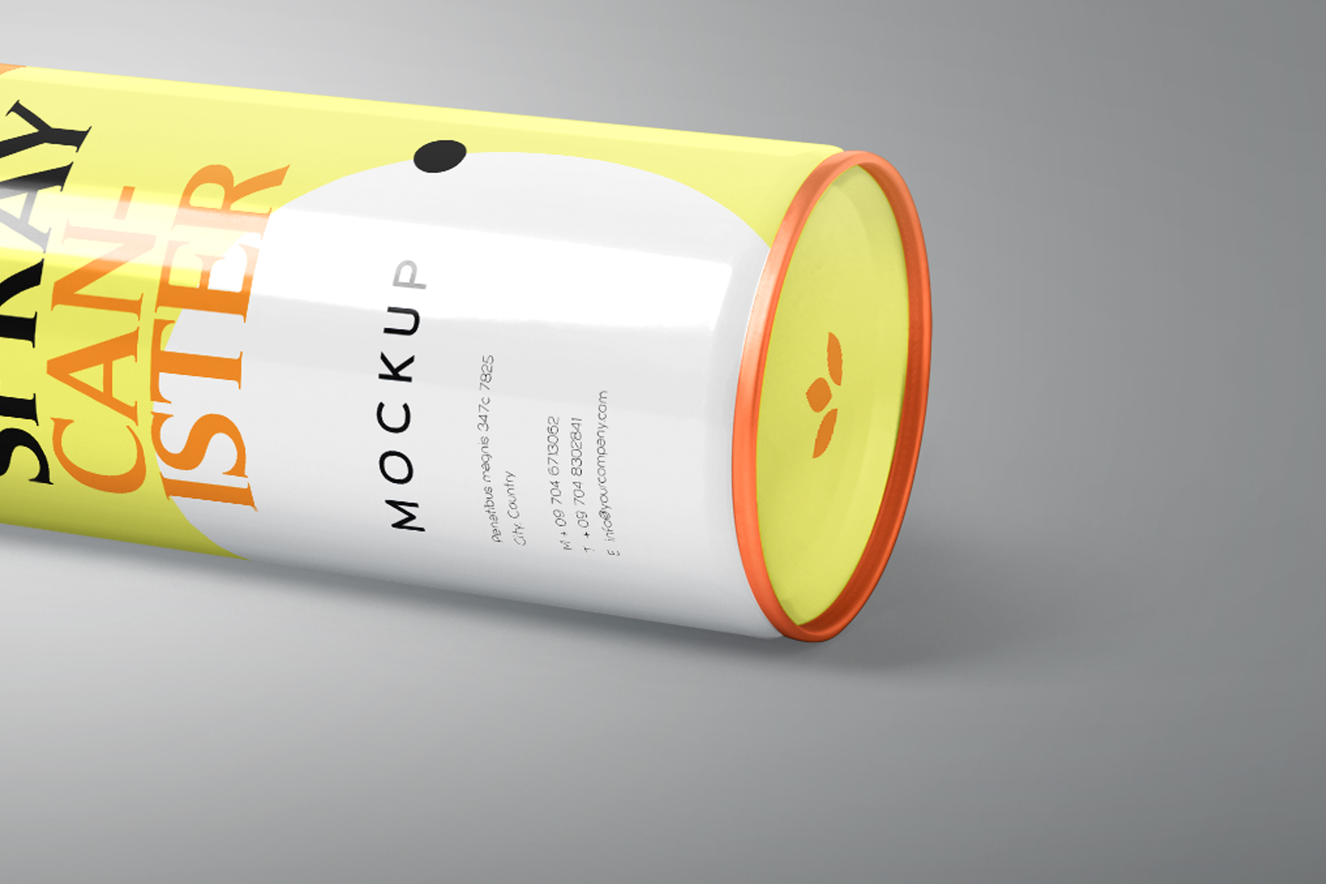 customizable spray paint bottle mock-up