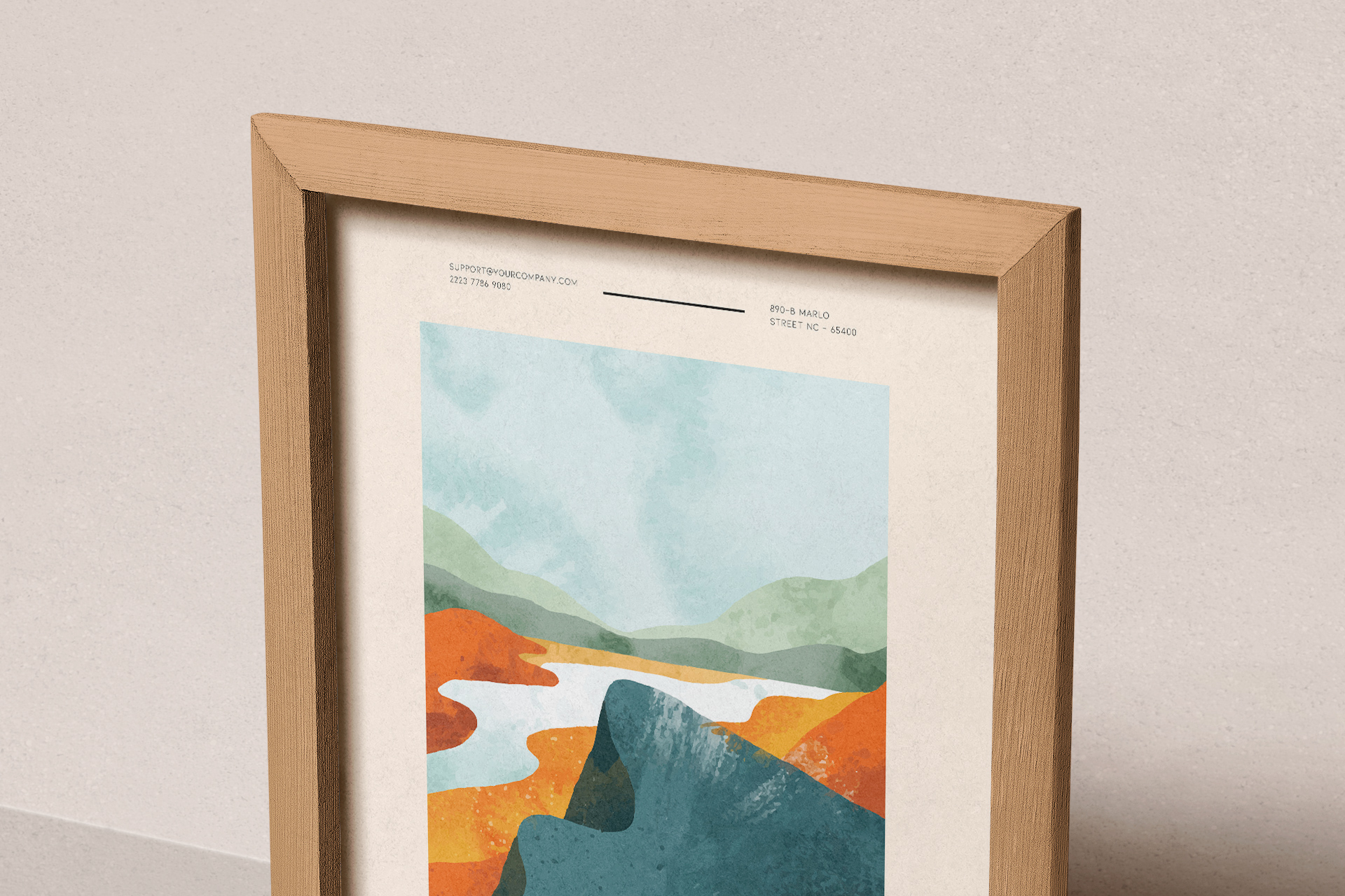 art frame mock-up