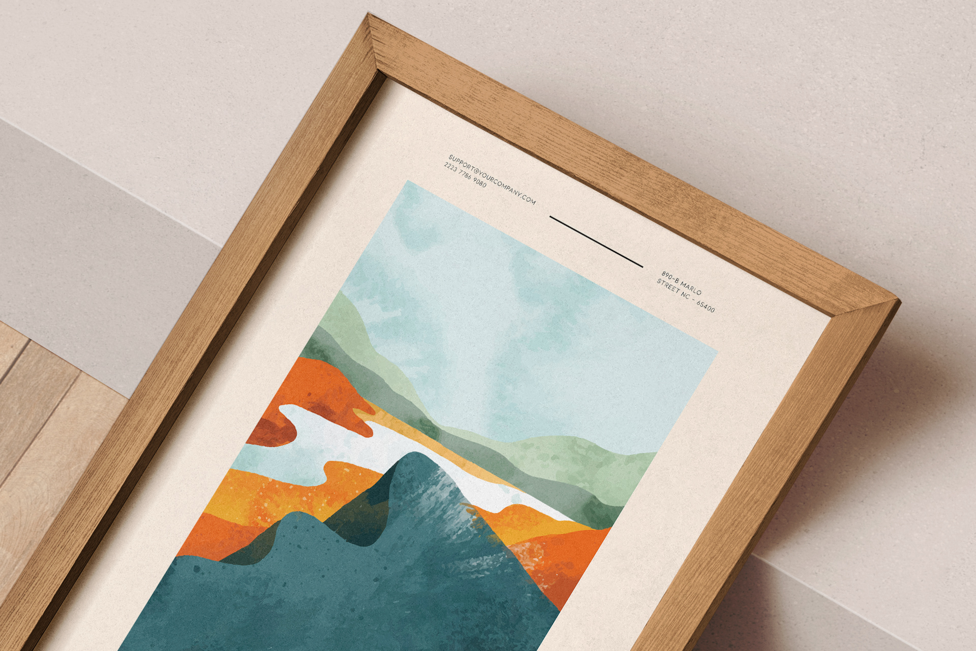 art frame mock-up