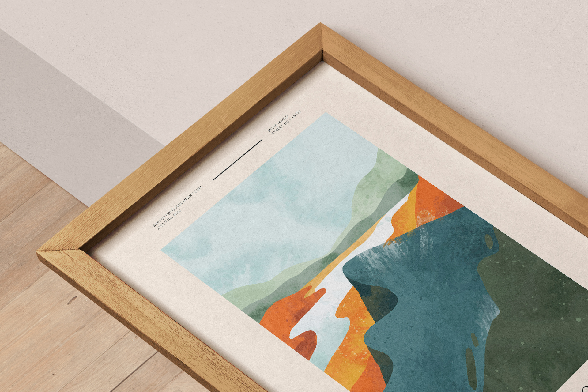 art frame mock-up