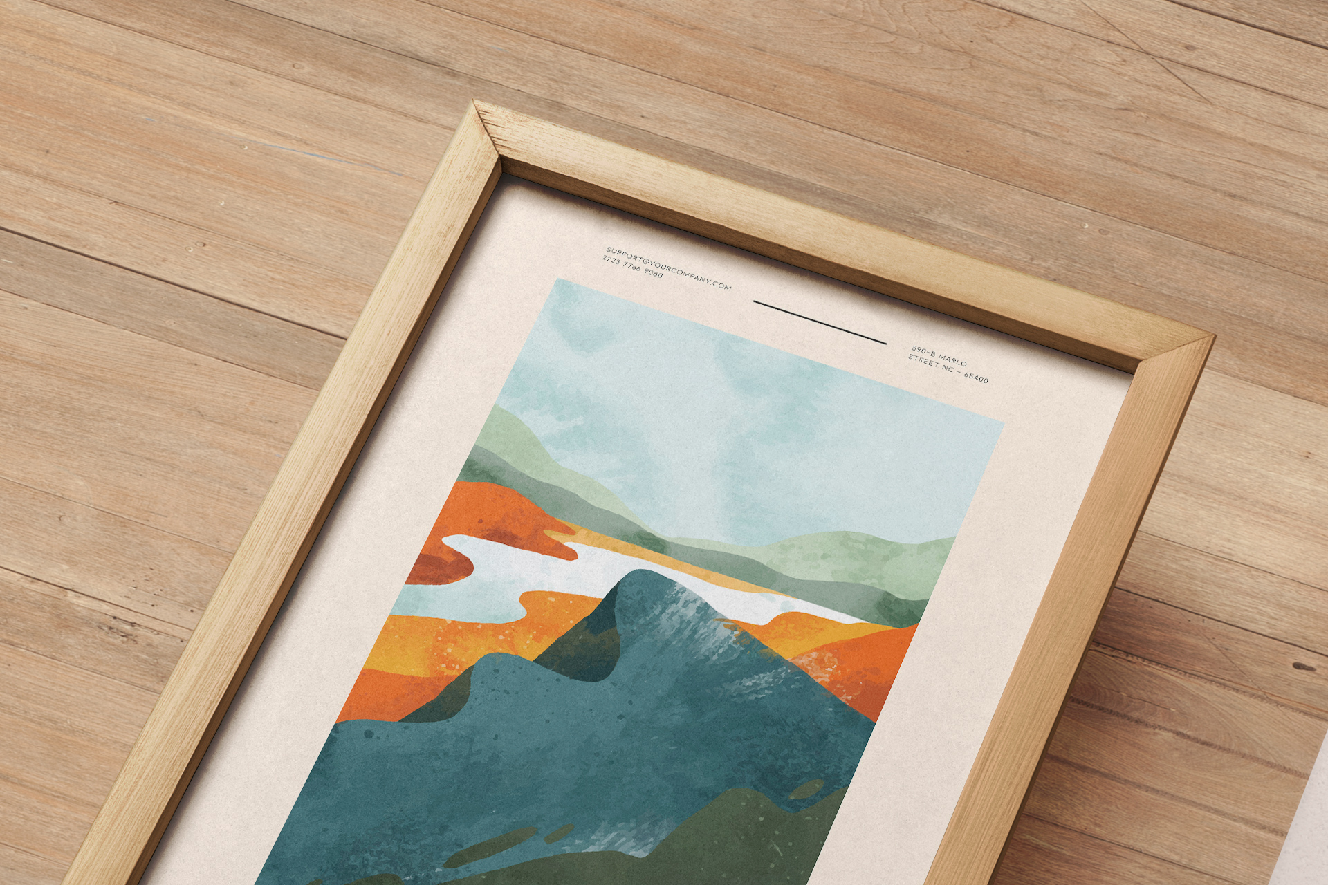 art frame mock-up