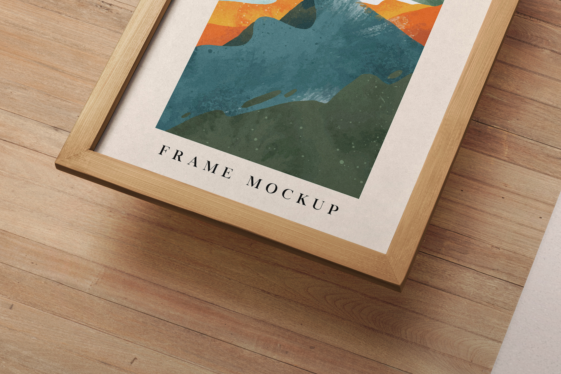 art frame mock-up