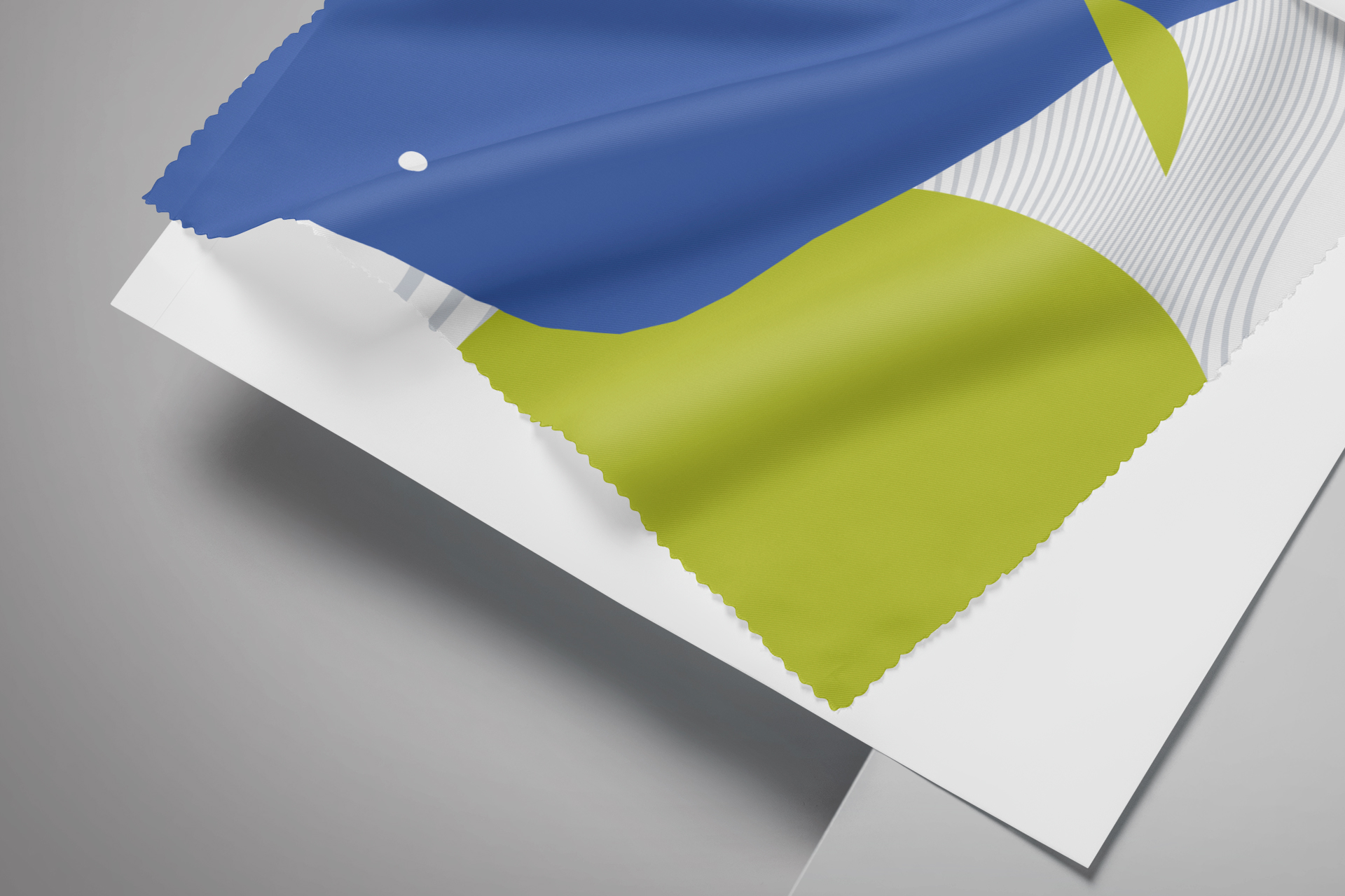 close-up textile mock-up