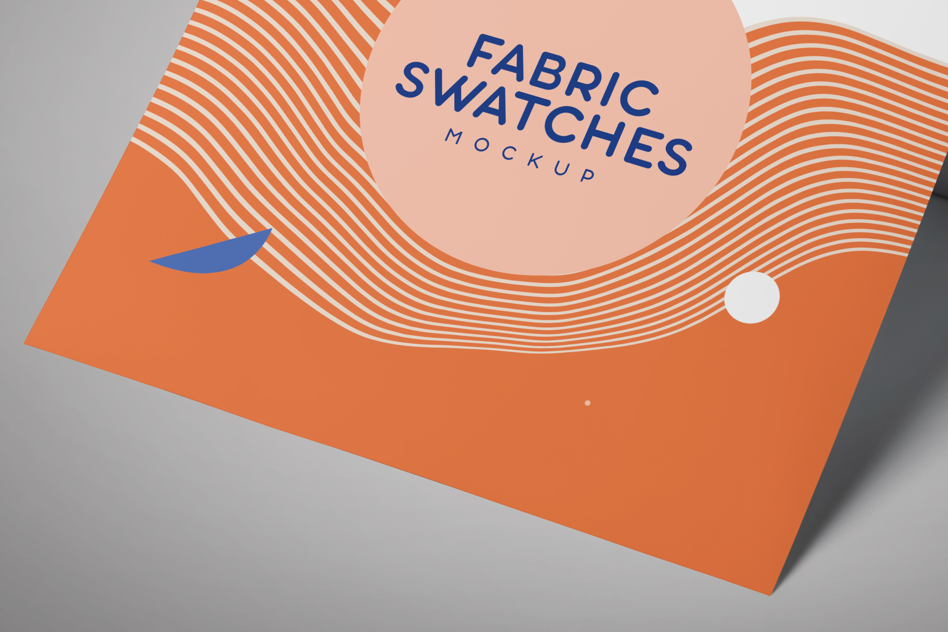 customizable fabric branding PSD
