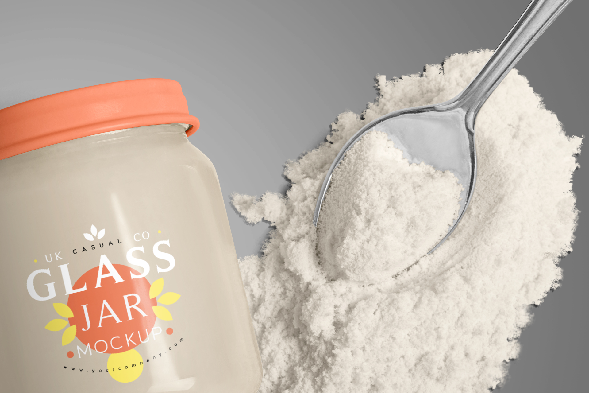 editable glass container