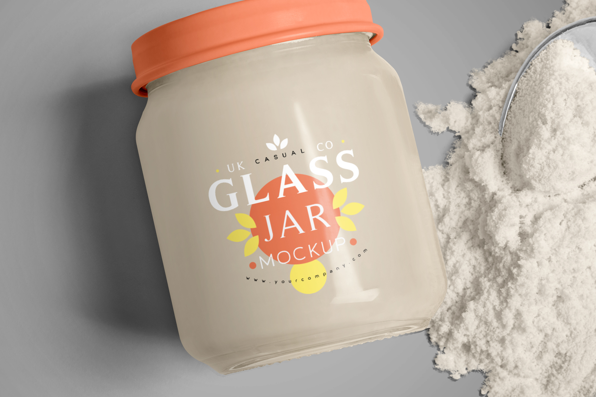 editable glass container