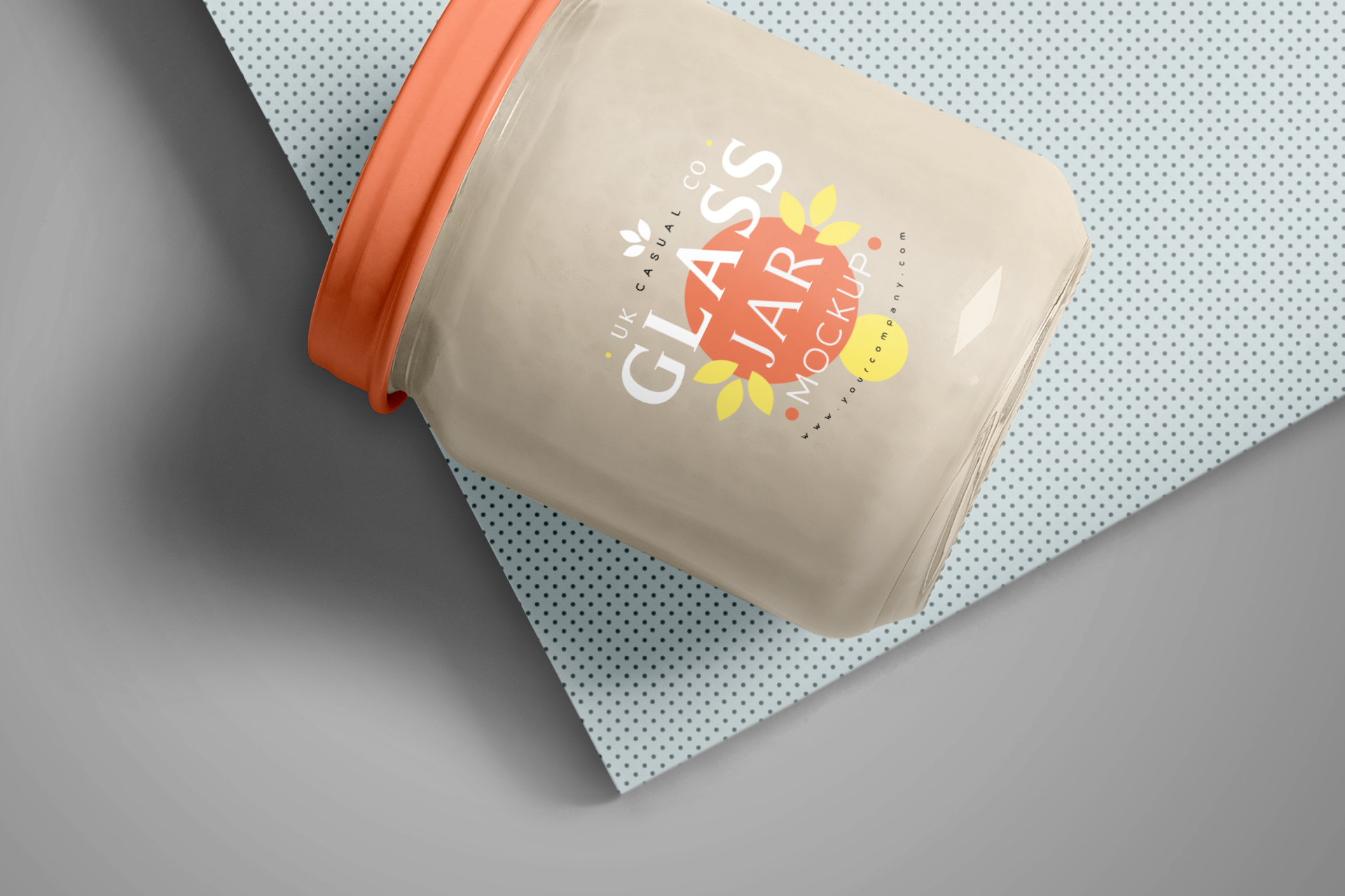 customizable label mock-up