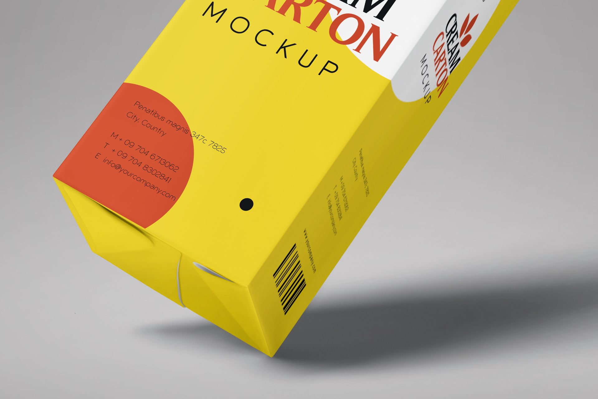beverage container mockup
