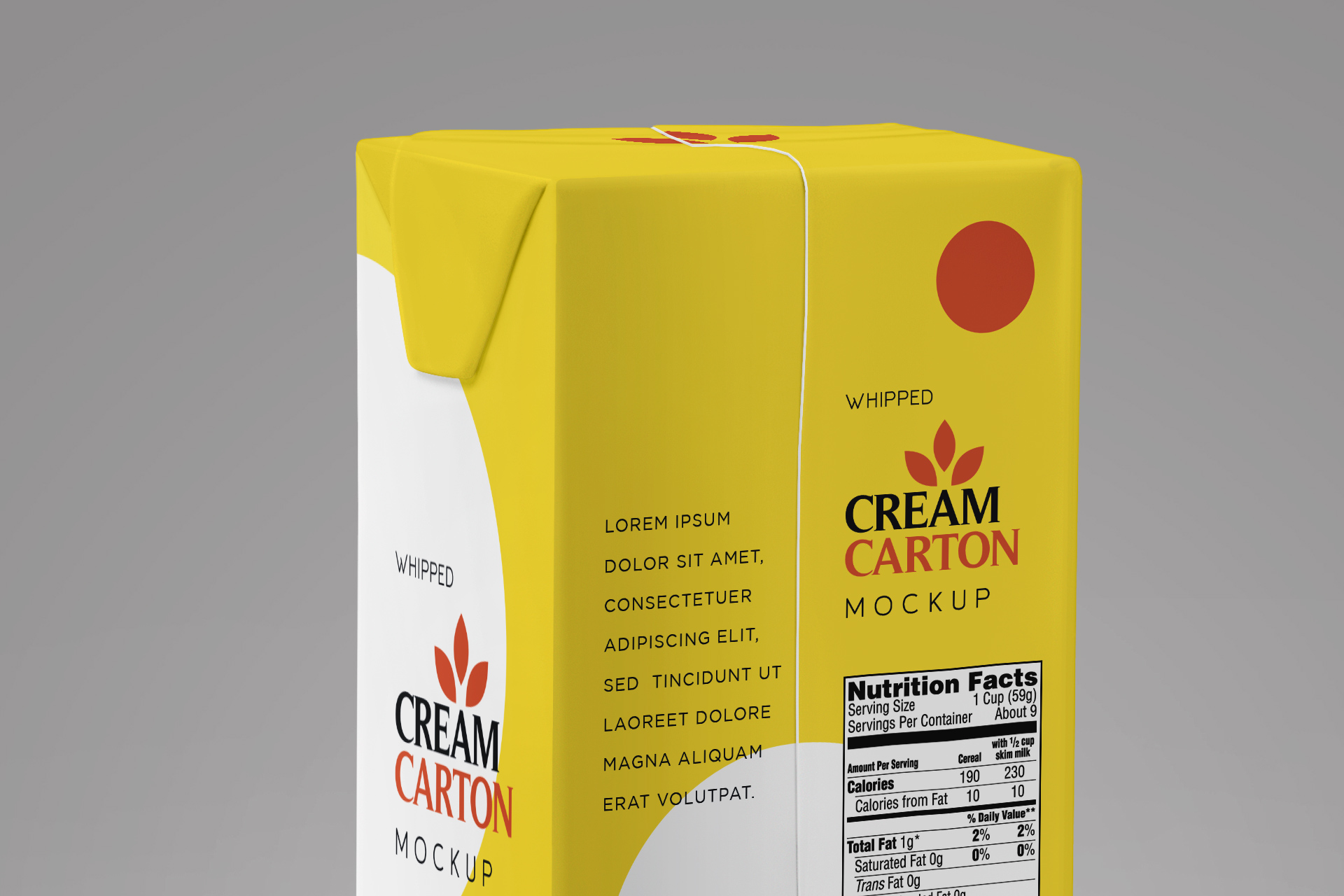 beverage branding template