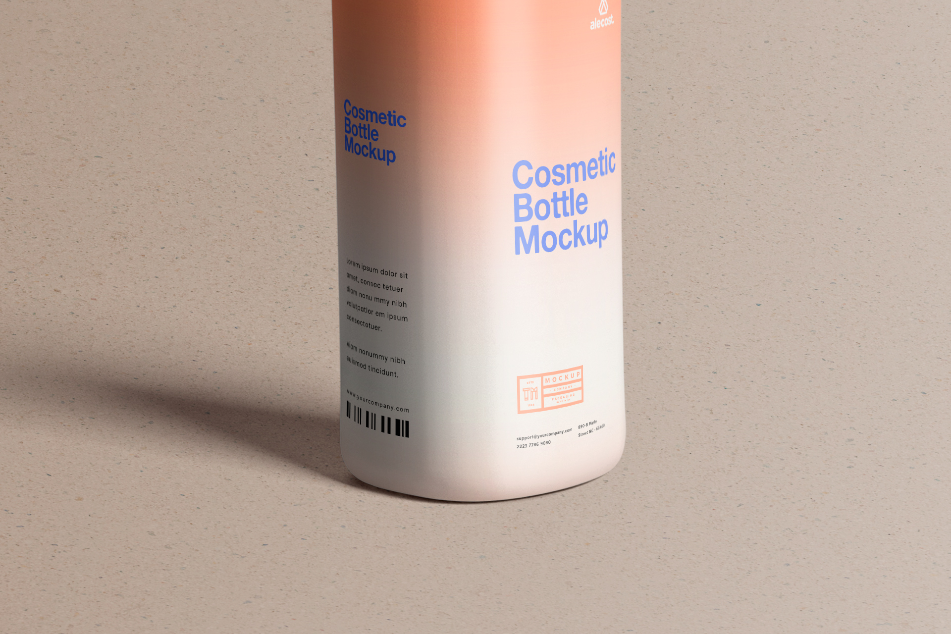 beauty industry packaging mock-up