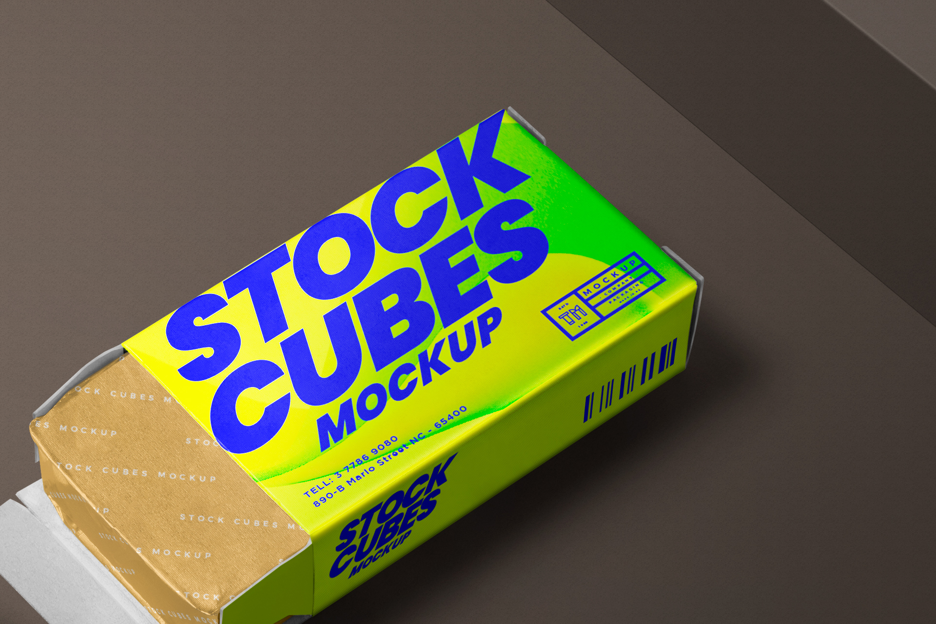 box packaging mock-up