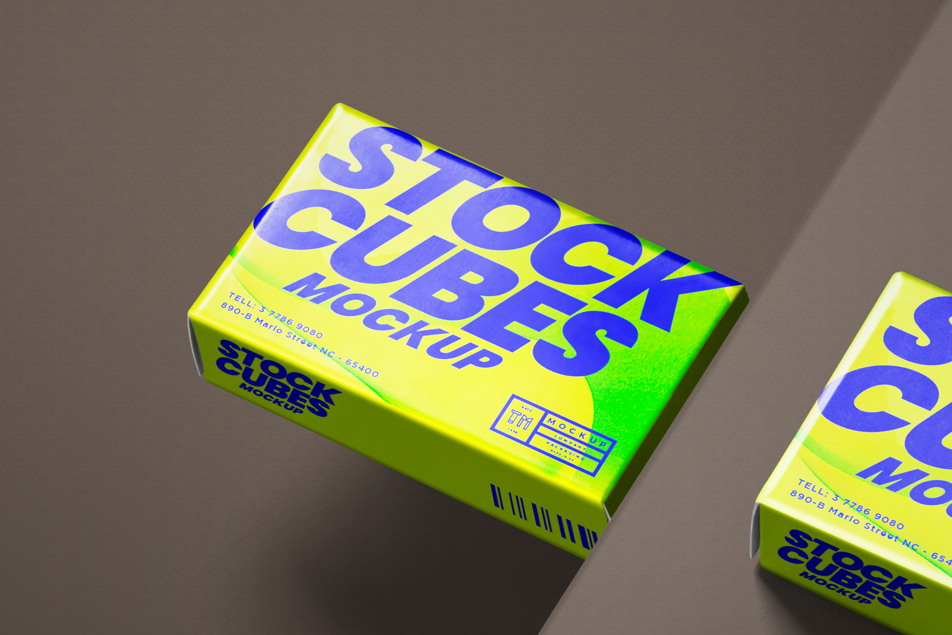 box packaging mock-up