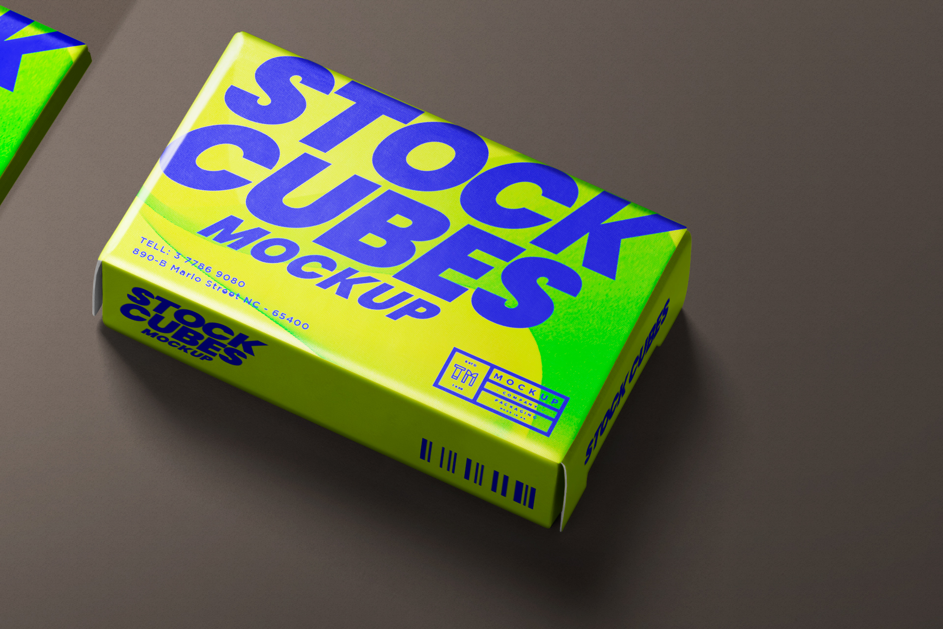 box packaging mock-up