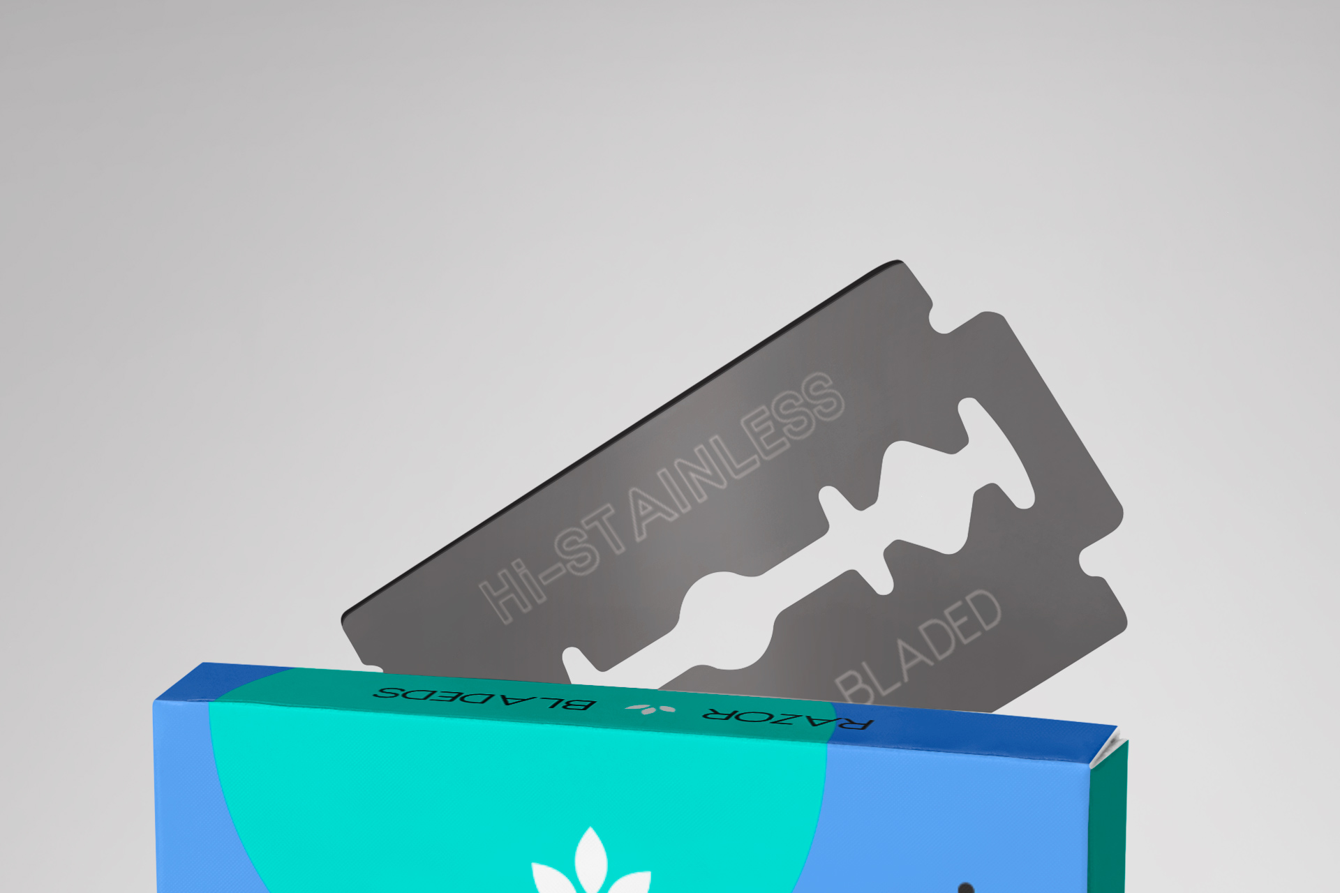 custom printed razor packaging